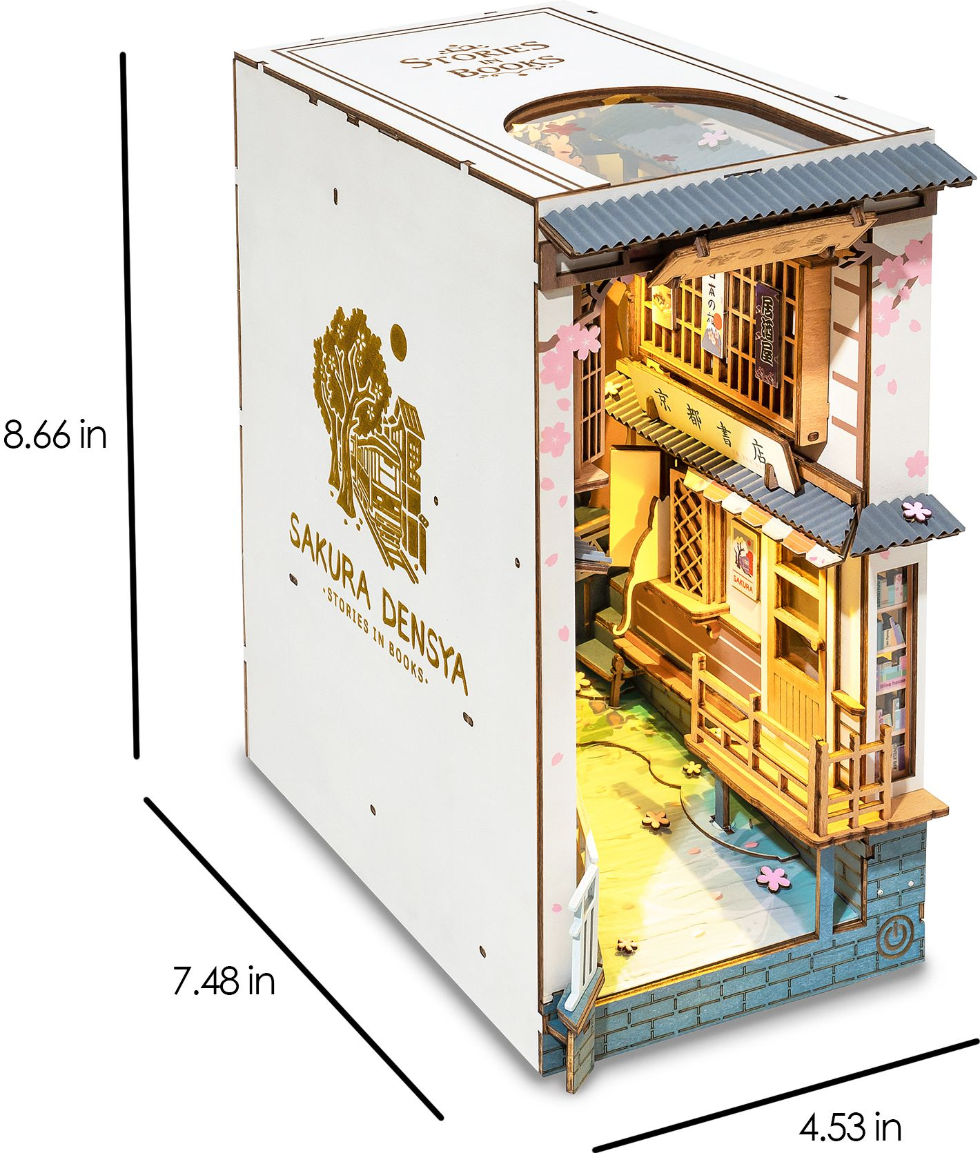 DIY Miniature Bookend: Sakura Tram - Image 10
