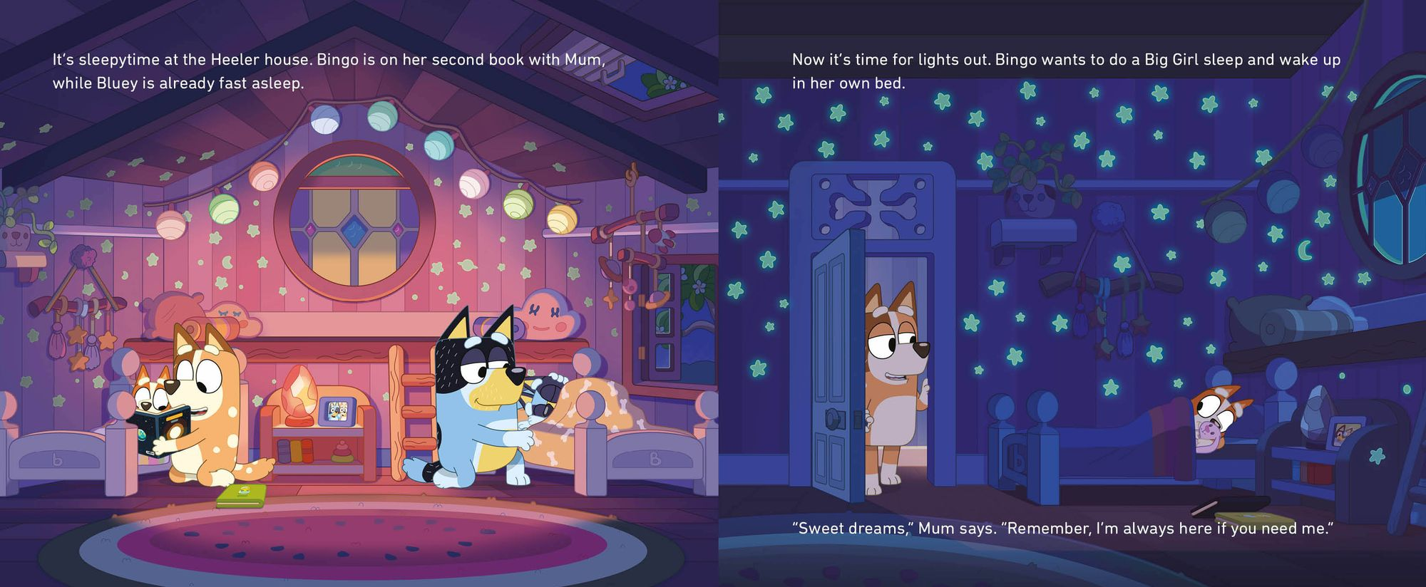 Alternative view of Bluey: Sleepytime