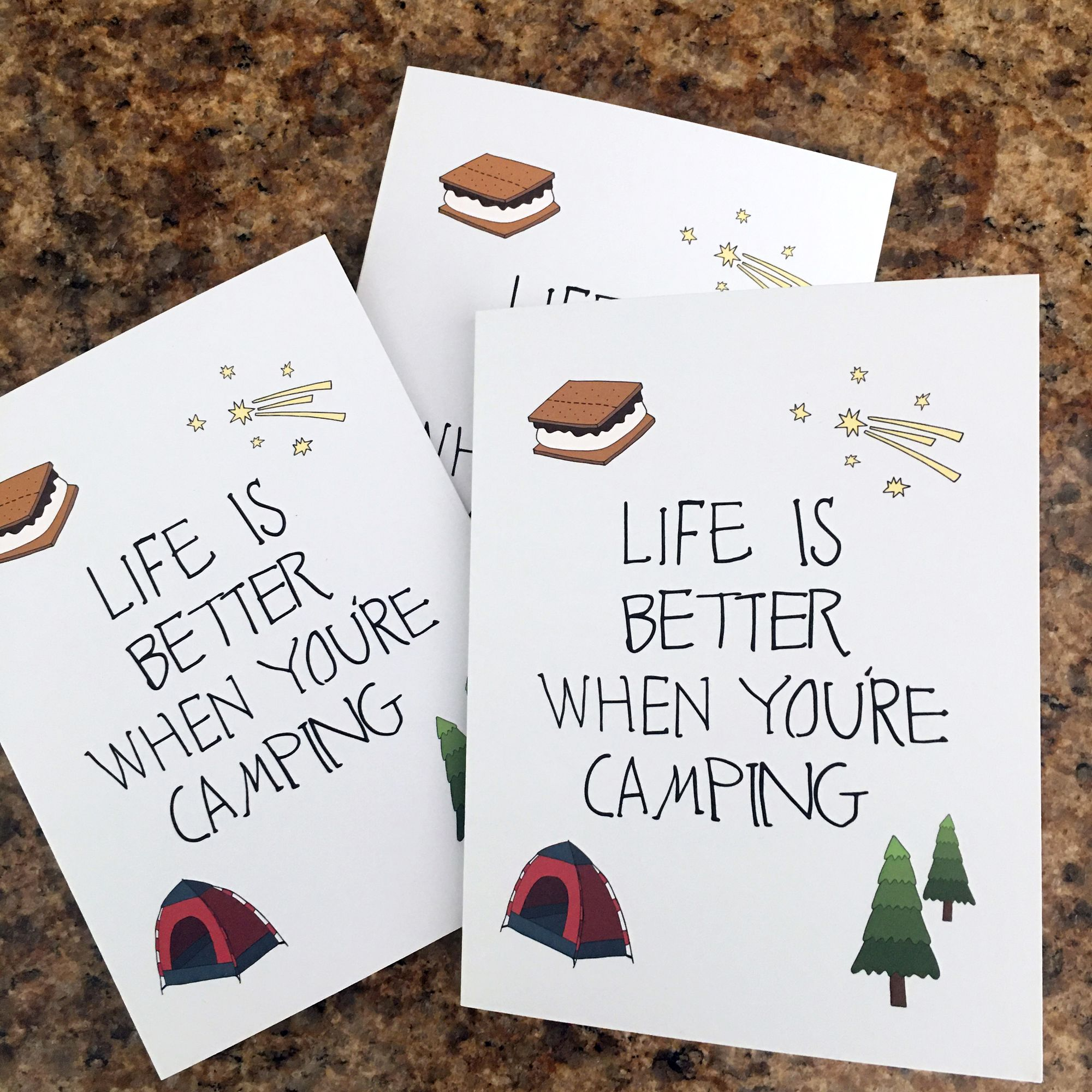 Alternative view of Life Is Better When You're Camping Greeting Card