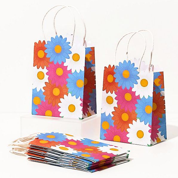 Alternative view of Retro Daisy Treat Bags