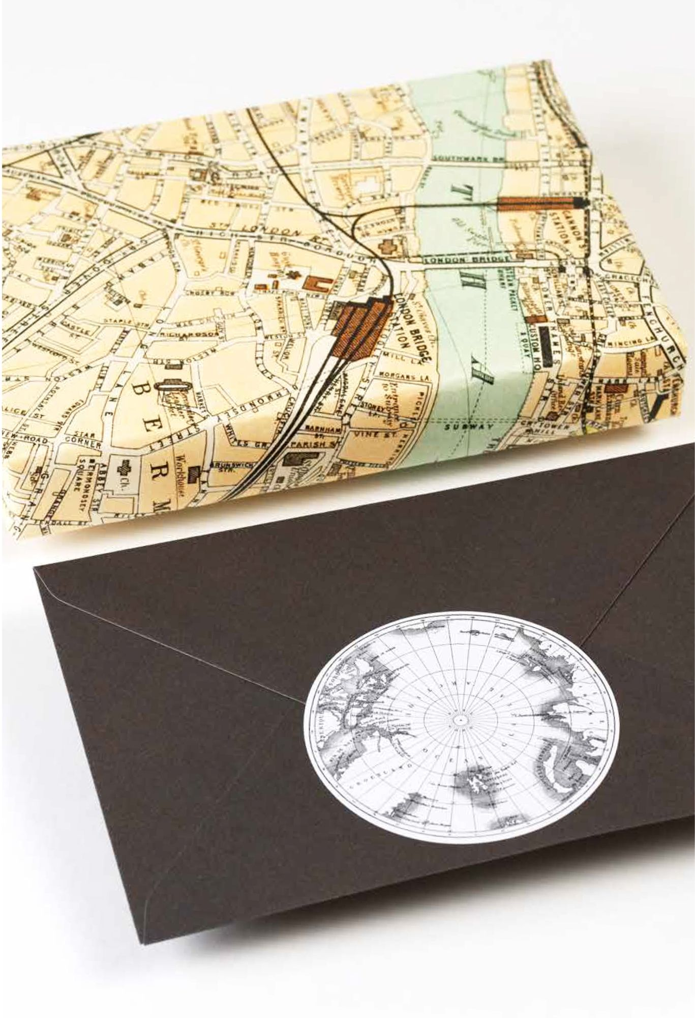 Alternative view of Historical Maps Label, Sticker & Tape Book
