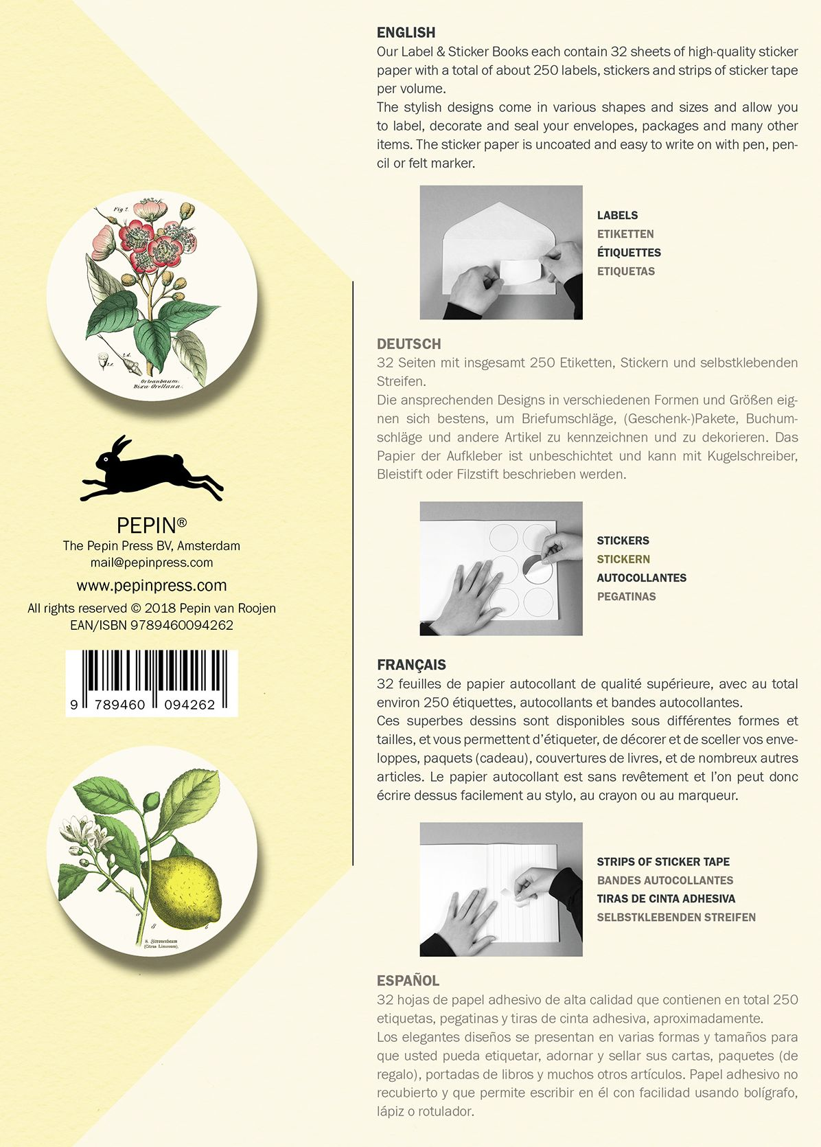 Flora Label, Sticker & Tape Book - Image 4