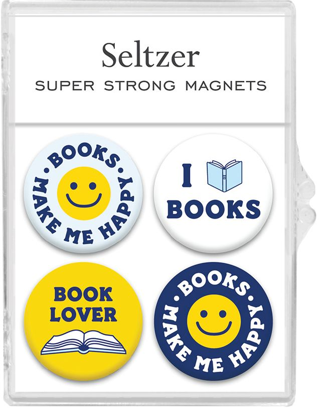 Happy Books Magnet, Set of 4 - Image 2