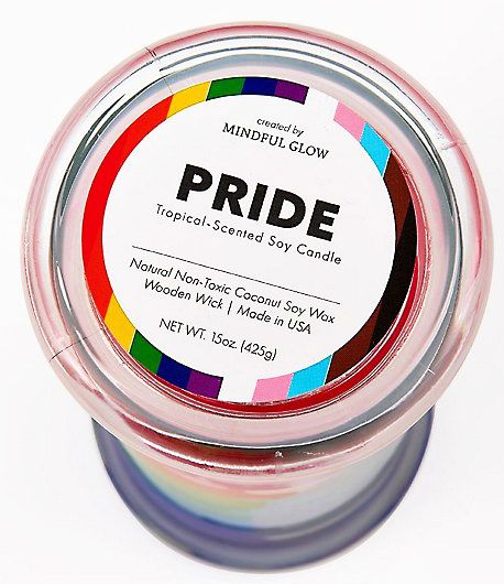 Rainbow Pride Candle - Image 2