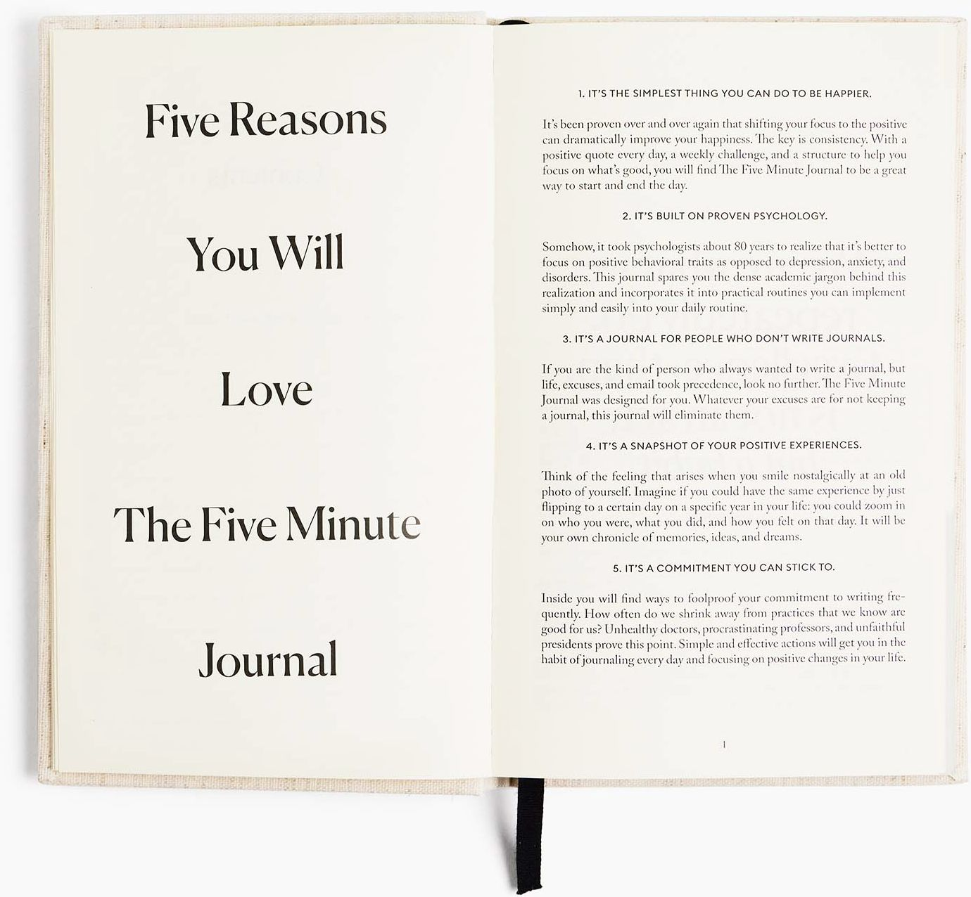 Alternative view of The Five Minute Journal