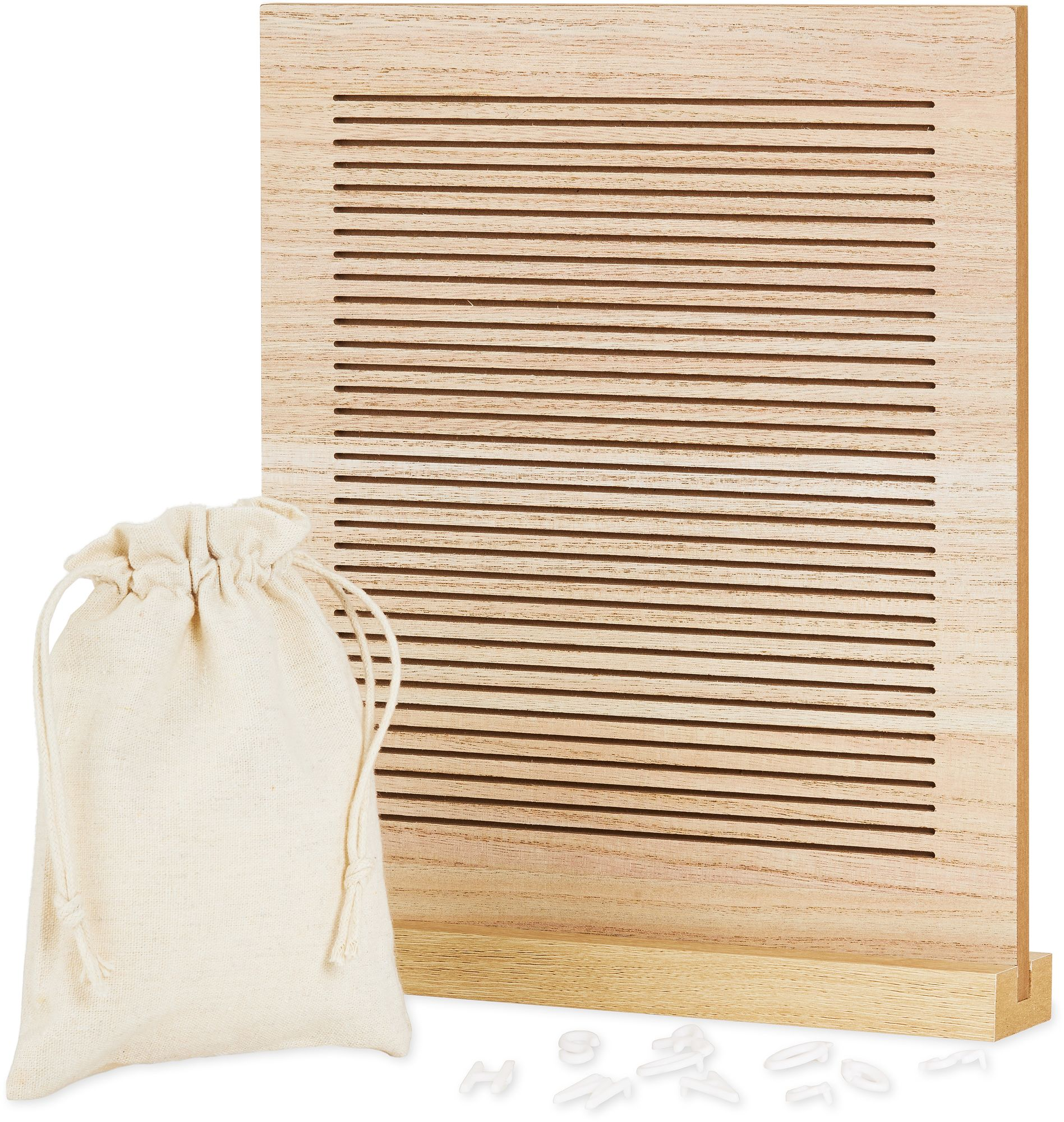Alternative view of Wooden Letter Board