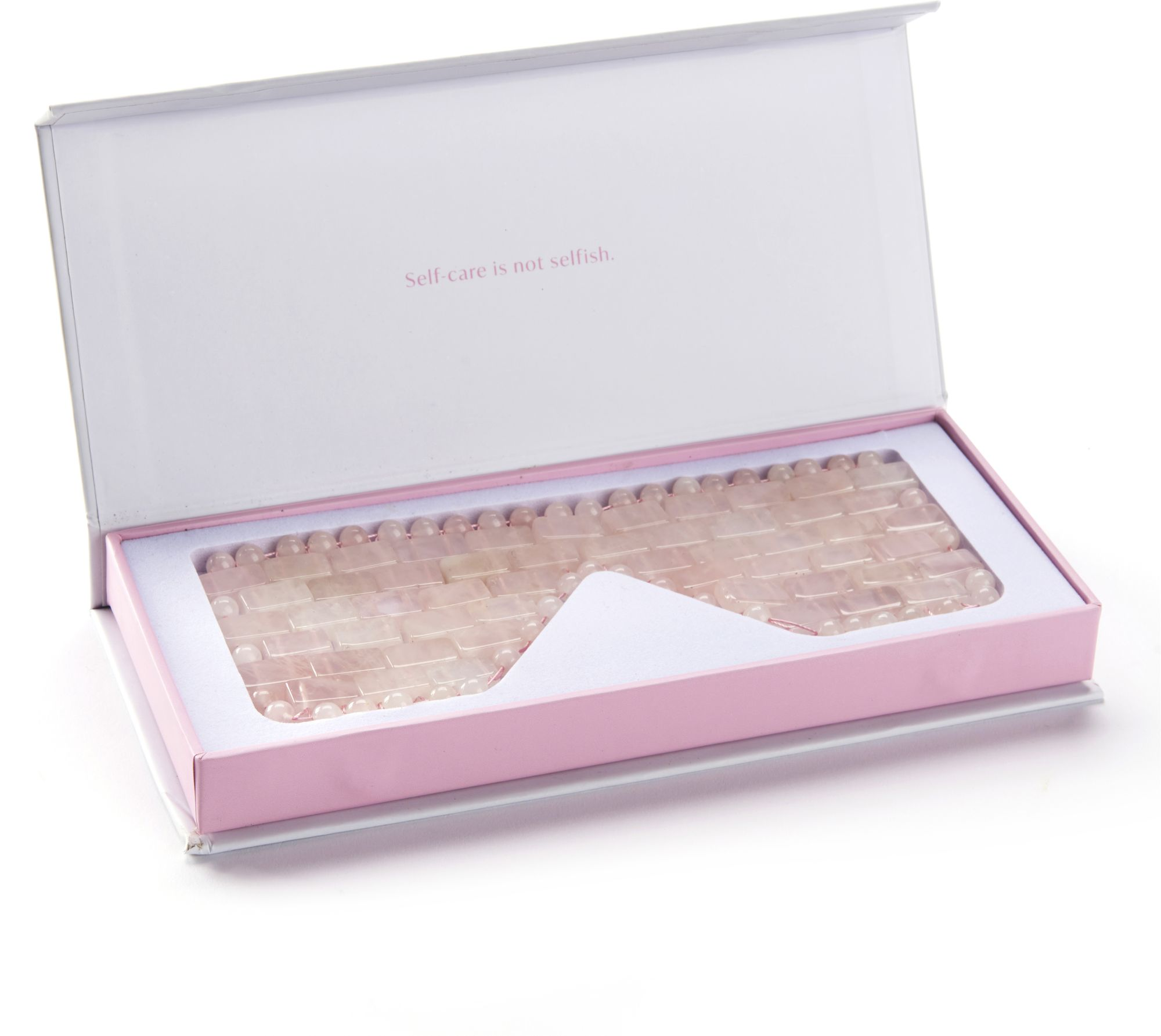 Alternative view of Rose Quartz Stone Eye Mask