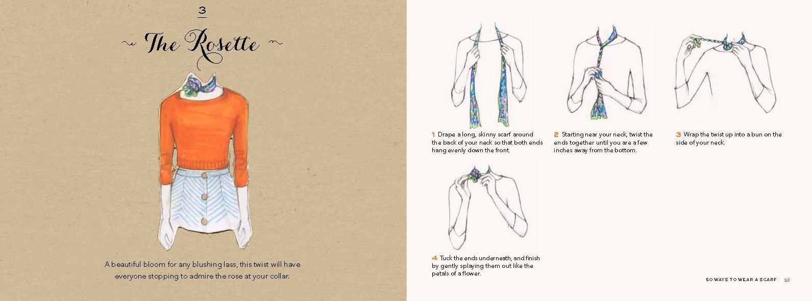 50 Ways to Wear a Scarf: (Fashion Books, Fall and Winter Fashion Books, Scarf Fashion Books) - Image 4