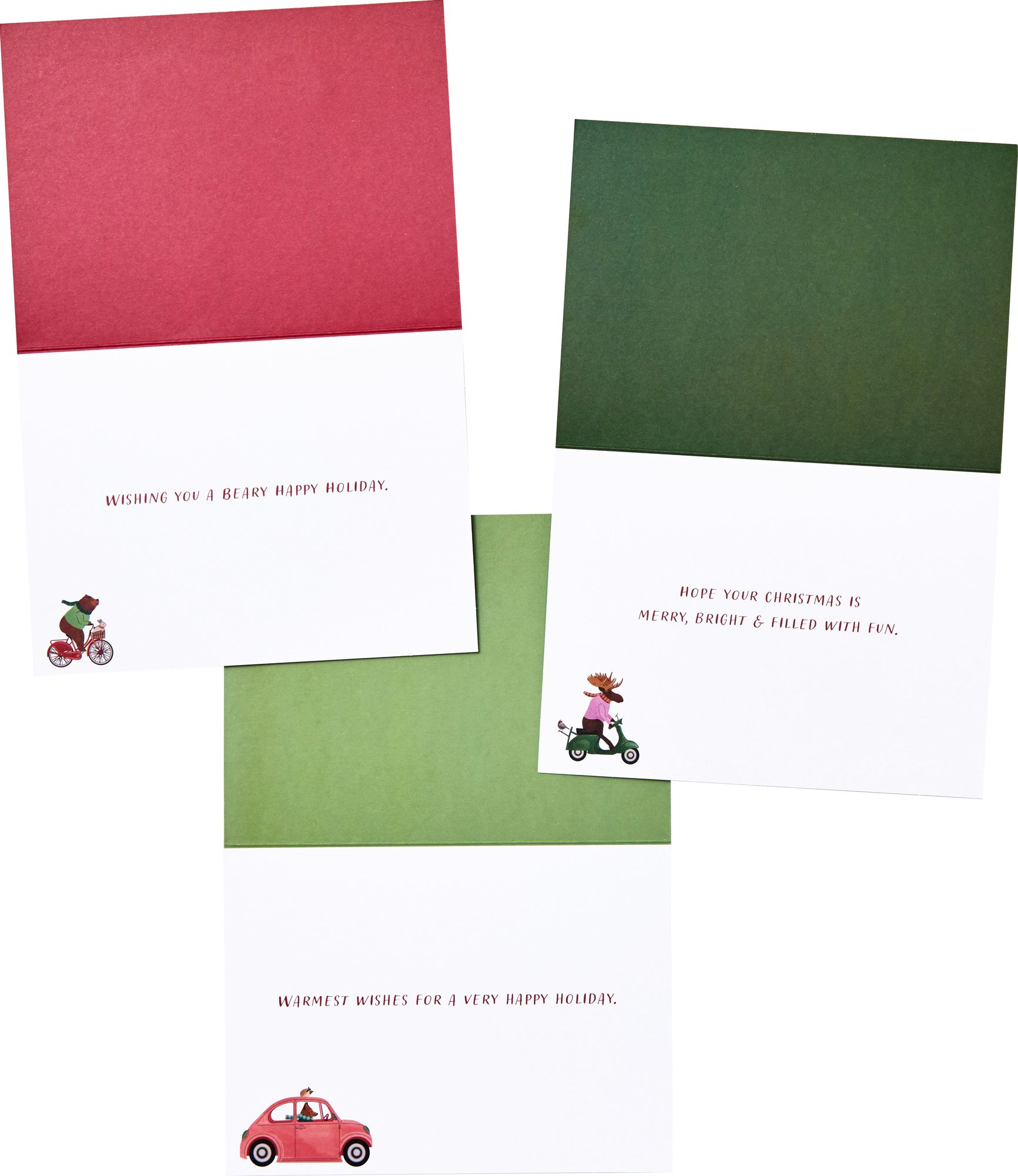 Alternative view of Christmas Crusing Critters Stationery Set