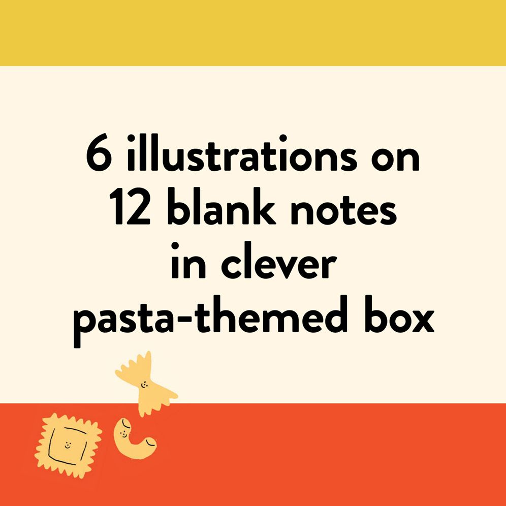 Alternative view of Penne Pals: 12 Pasta Pun Notecards & Envelopes