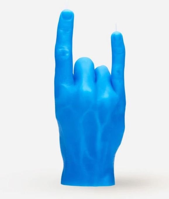 Alternative view of You Rock Hand Candle