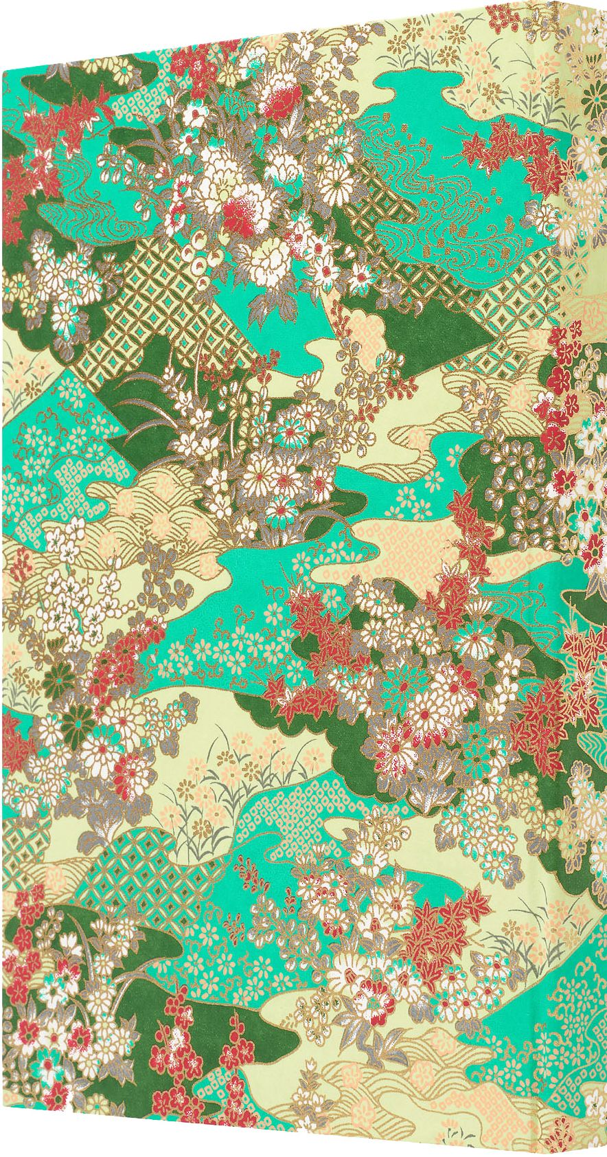 Alternative view of Turquoise Floral Heritage Notebook