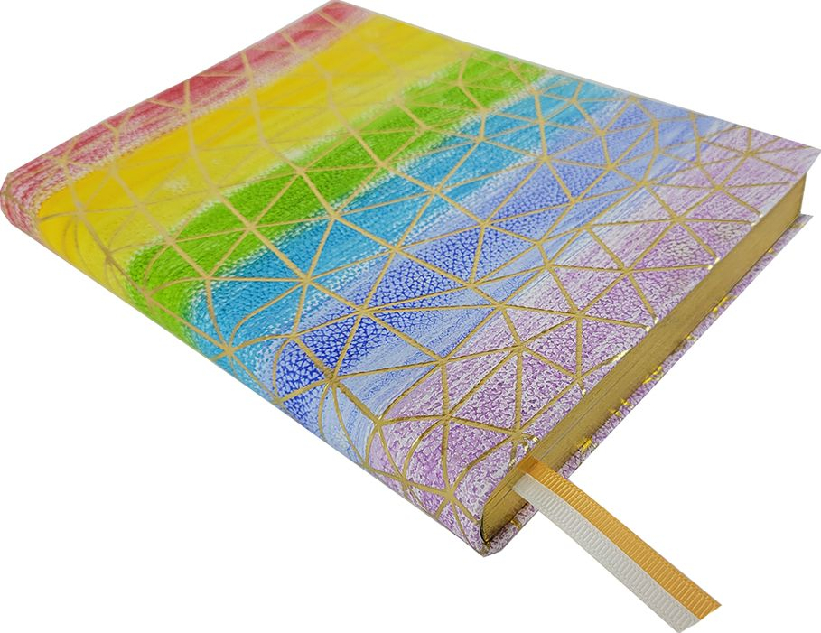 Alternative view of Rainbow Leather Journal