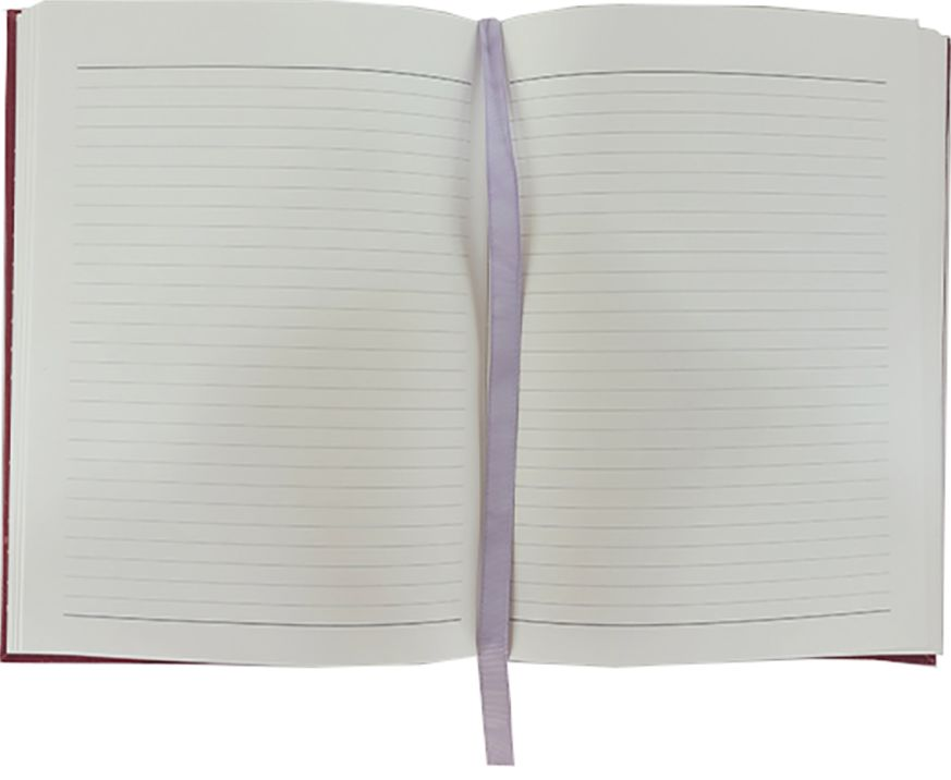 Red Dahlia Woven Leather Journal - Image 4