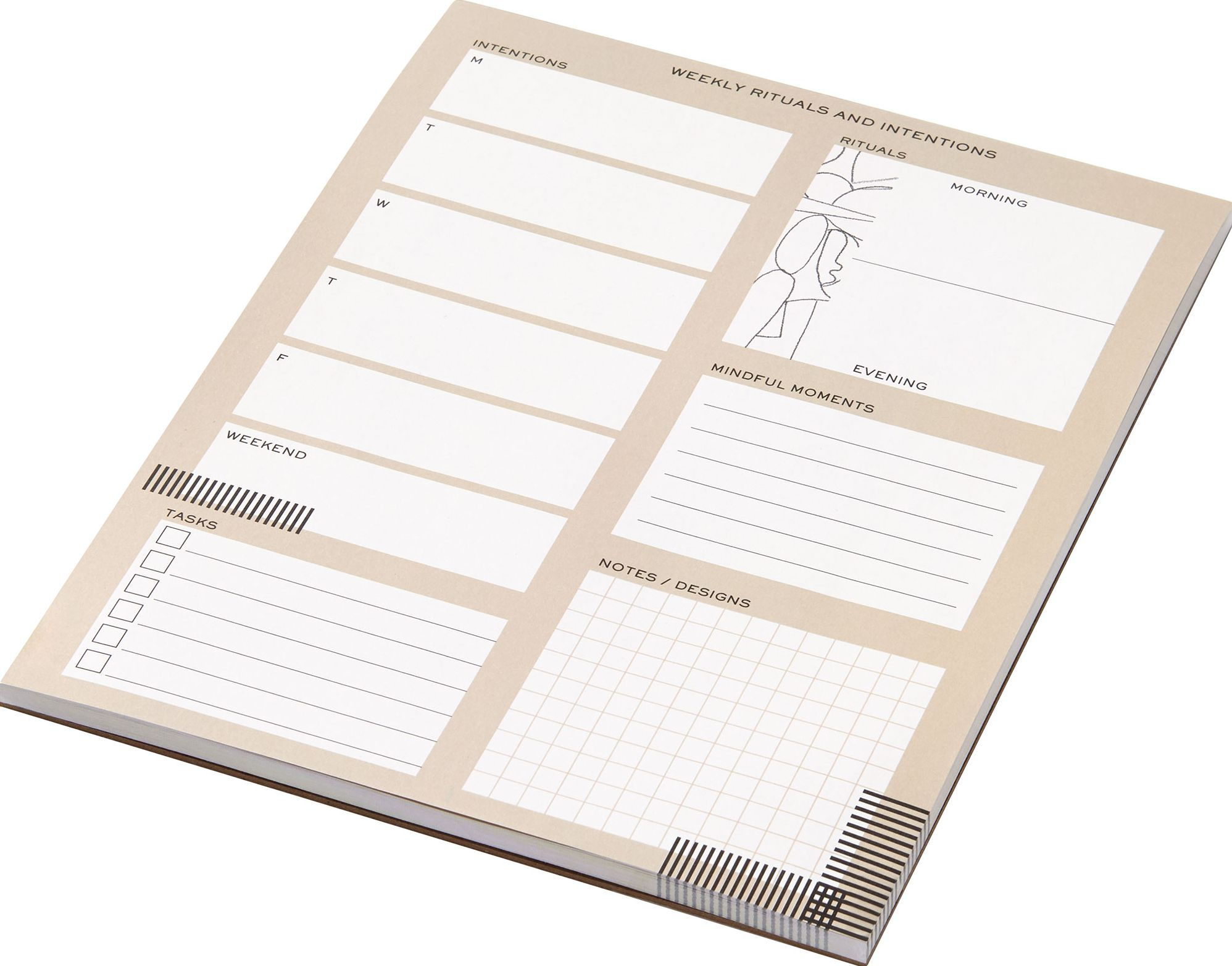 Alternative view of Jeremiah Brent Weekly Rituals Organizational Pad