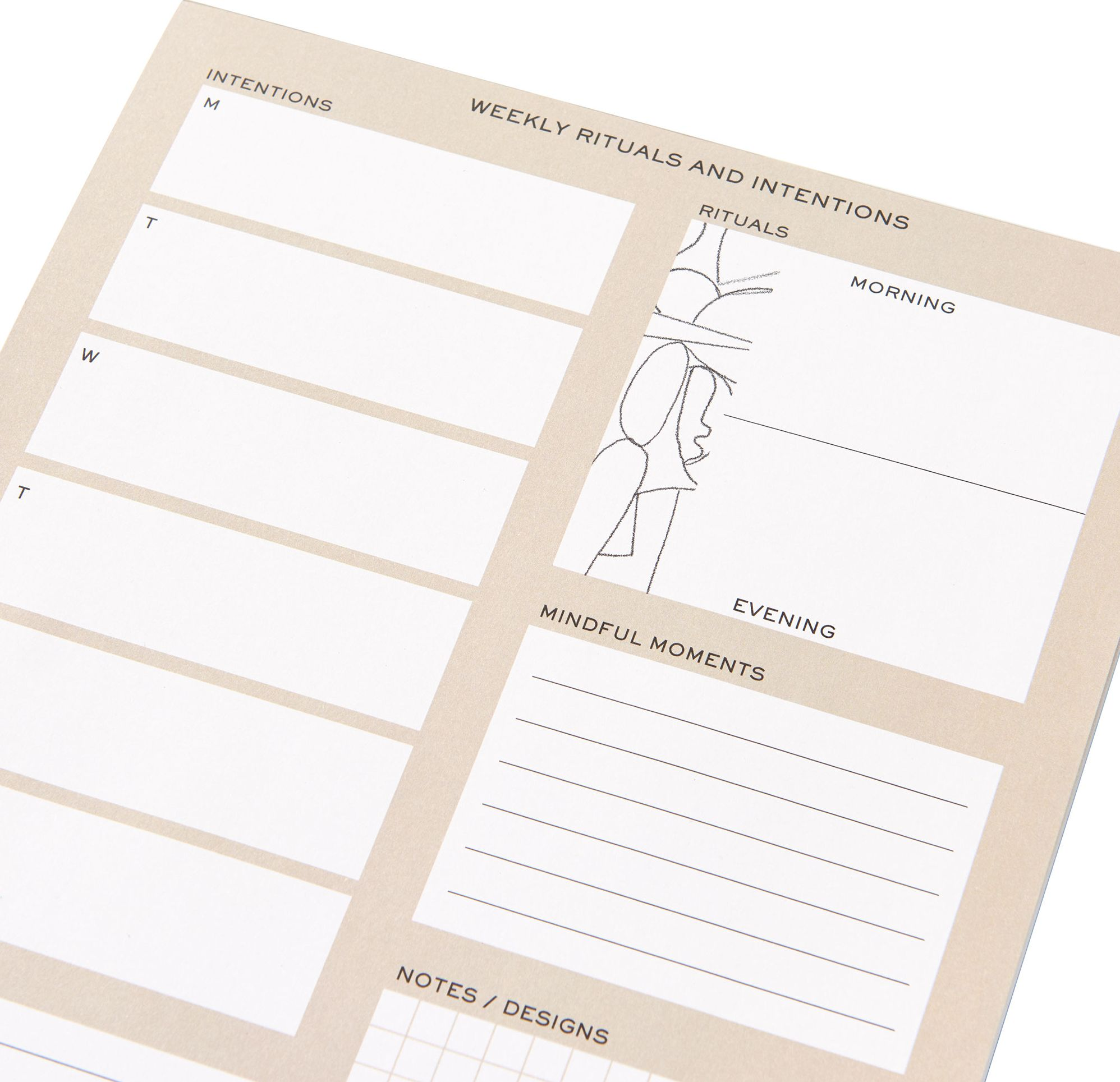 Jeremiah Brent Weekly Rituals Organizational Pad - Image 3