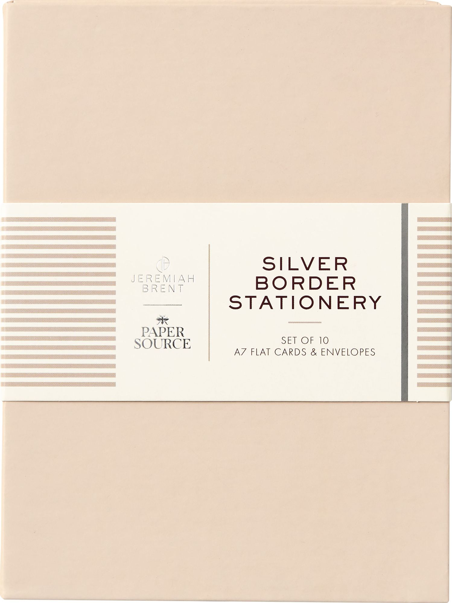 Jeremiah Brent Silver Border Stationery Set - Image 3