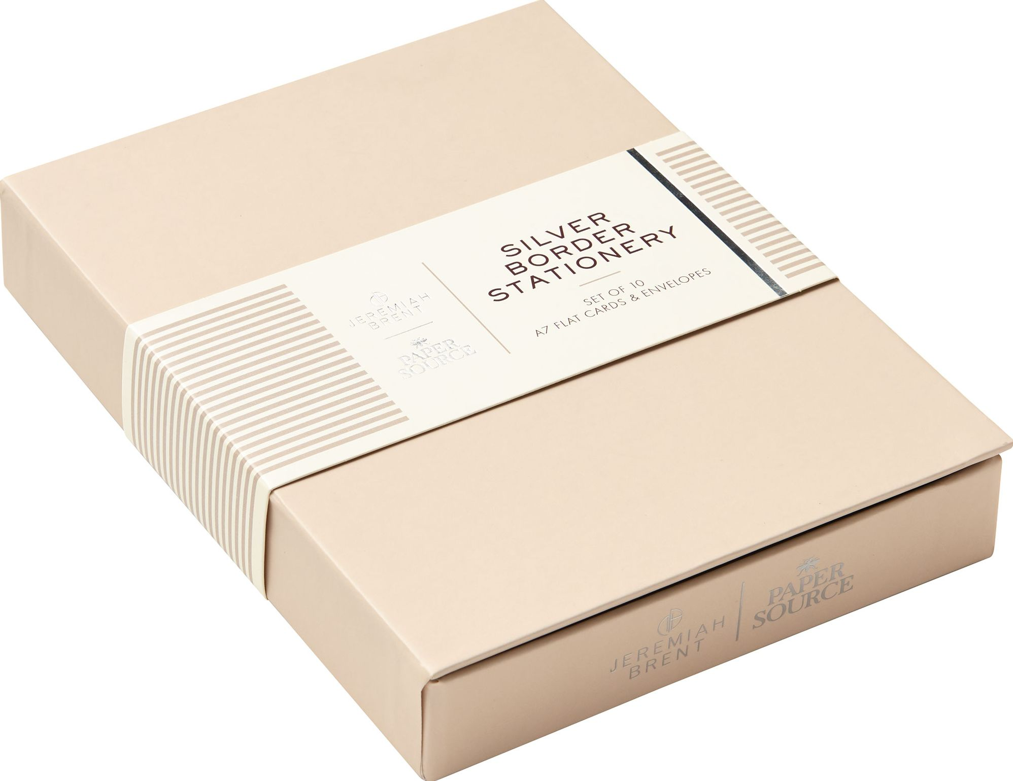 Jeremiah Brent Silver Border Stationery Set - Image 4