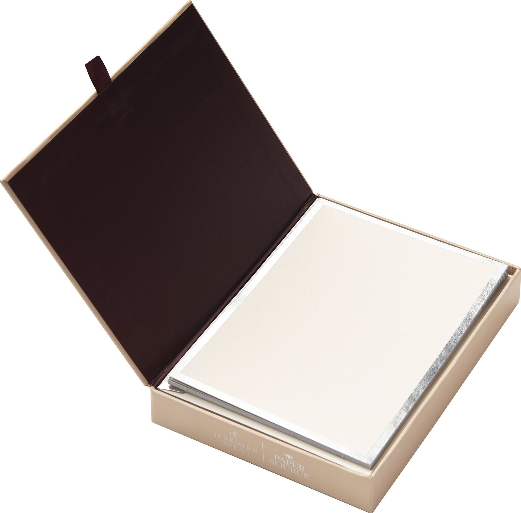 Jeremiah Brent Silver Border Stationery Set - Image 5