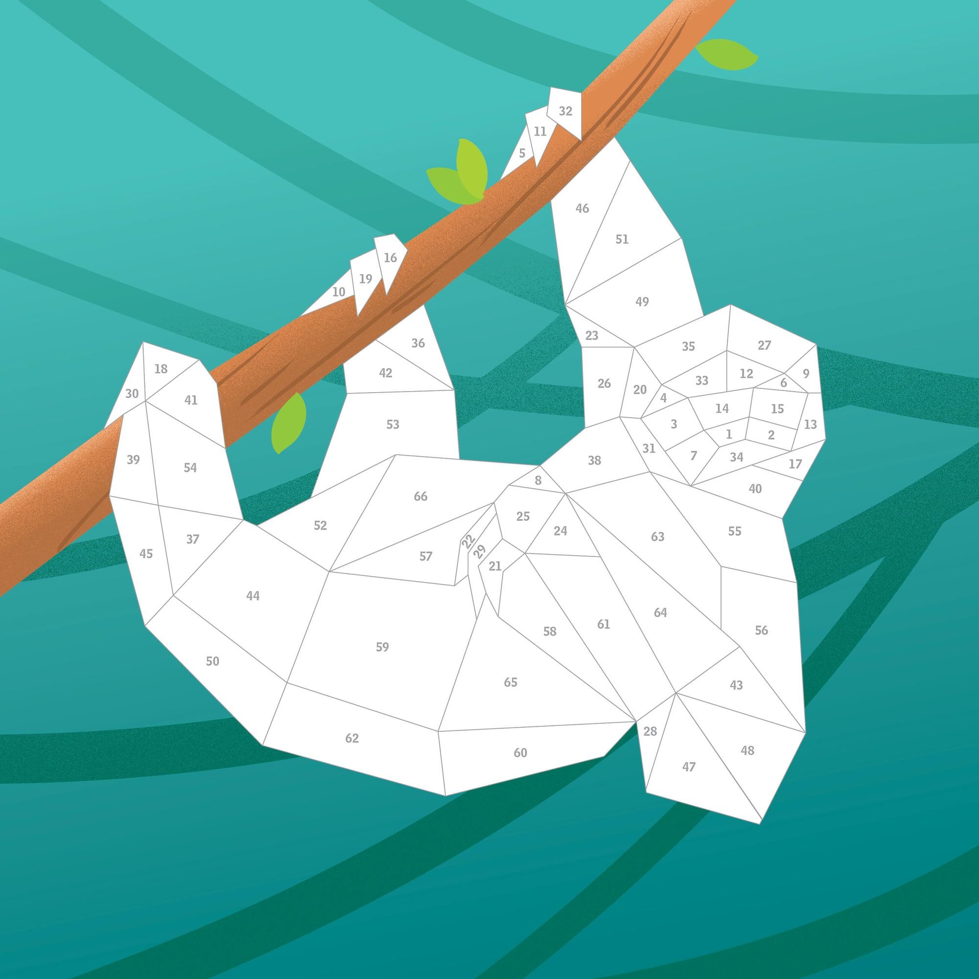 Alternative view of Paint by Sticker Kids: Rainforest Animals