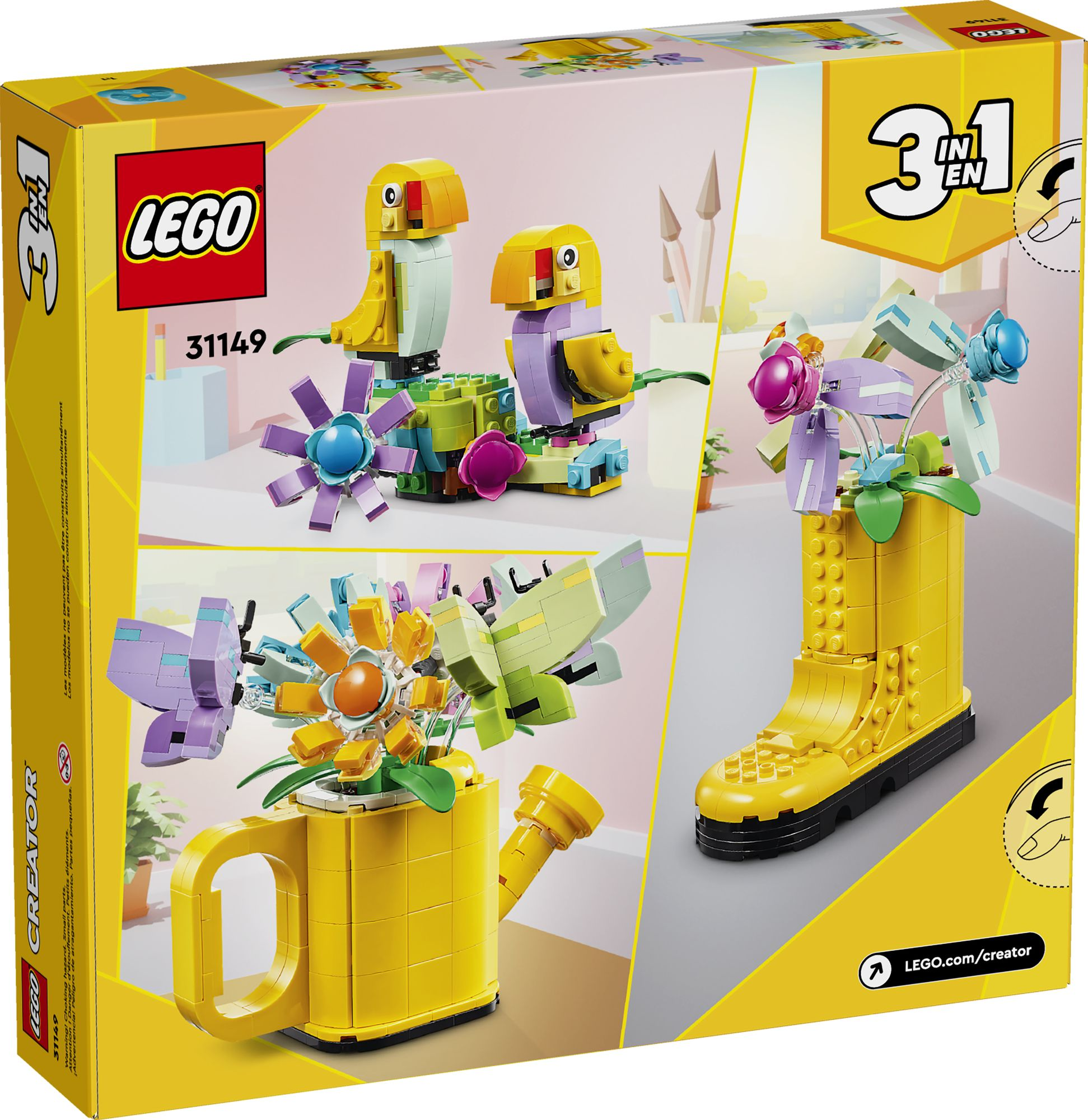 LEGO Creator Flowers in Watering Can 31149 - Image 7