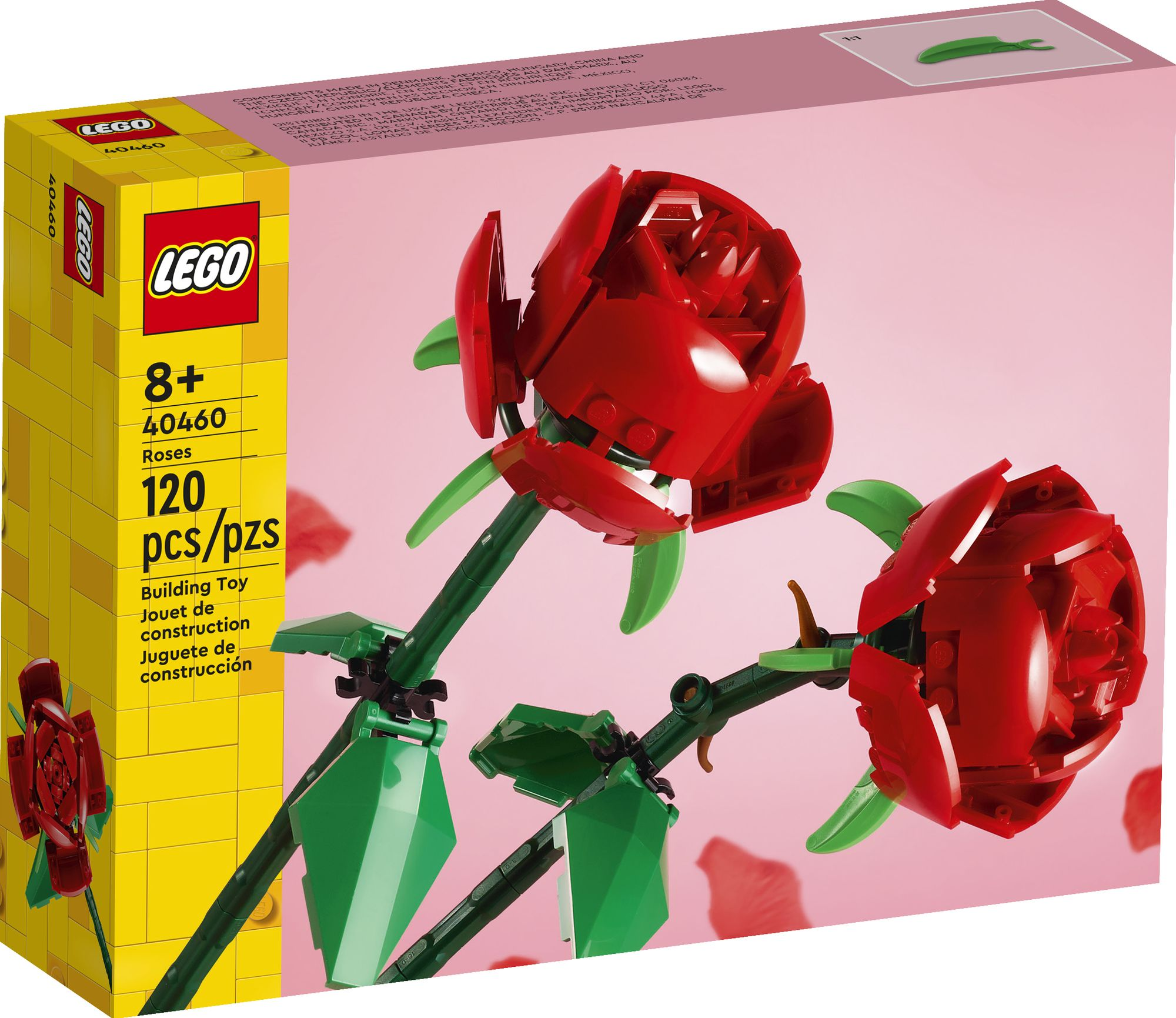 Alternative view of LEGO Flowers Roses 40460