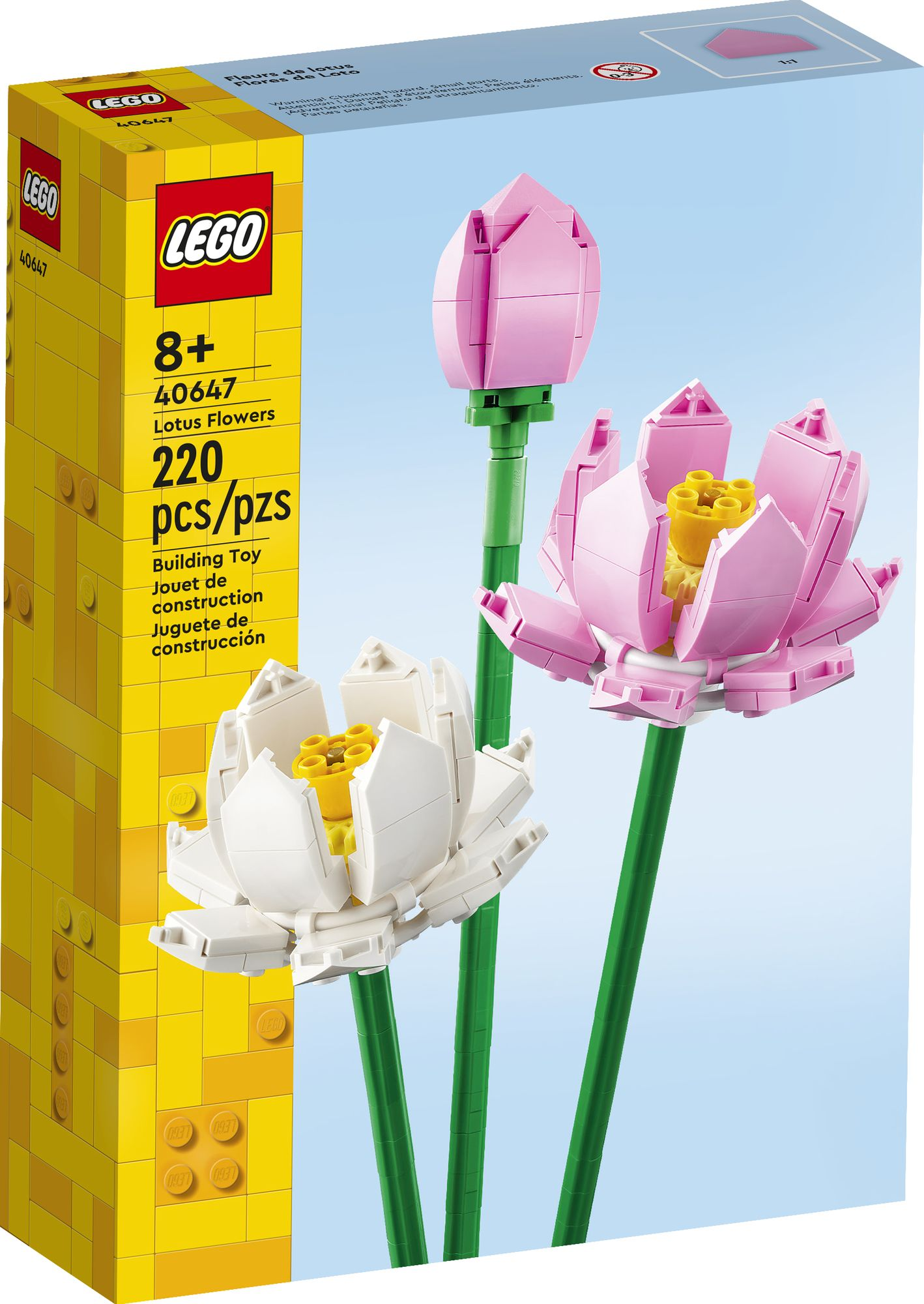 Alternative view of LEGO Lotus Flowers 40647