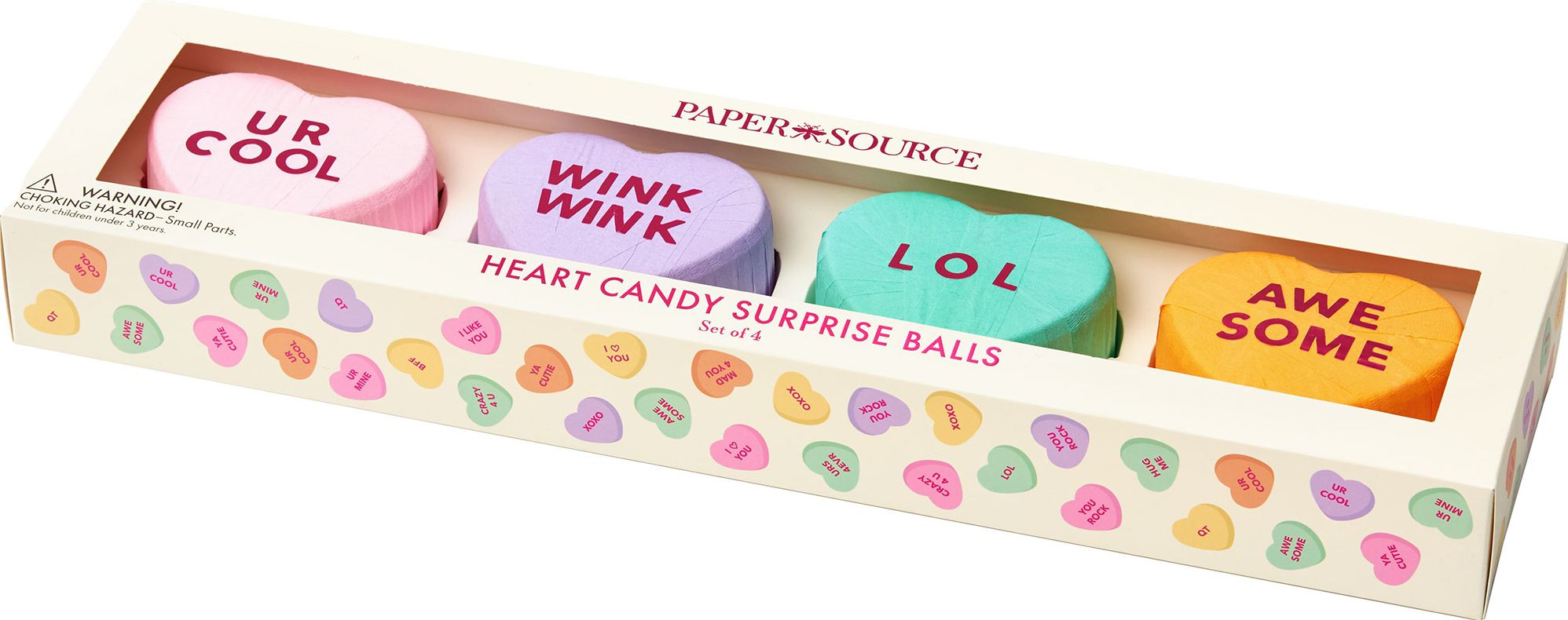 Alternative view of Heart Candy Surprise Balls S/4