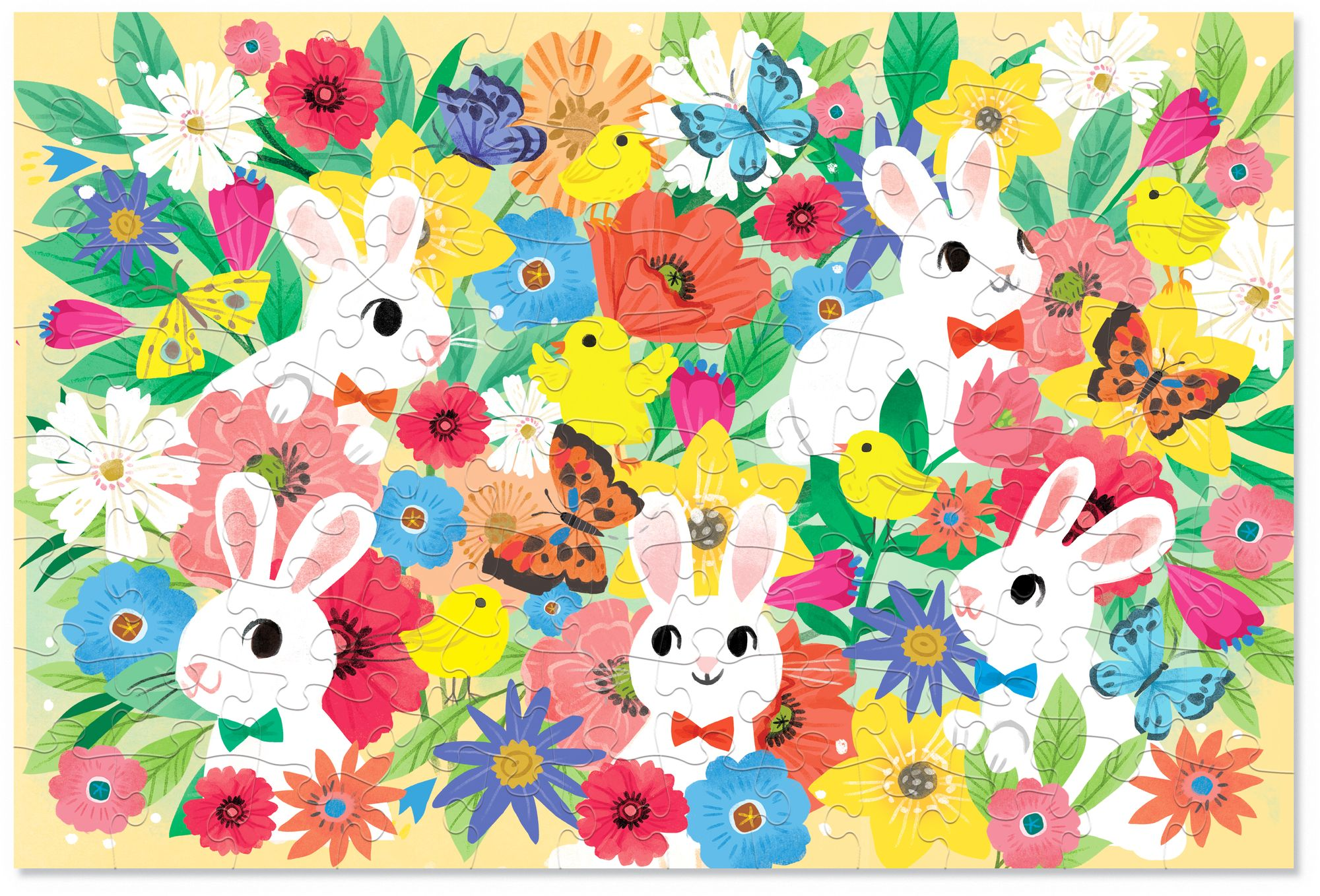 Bunny 100 pc fuzzy puzzle - Image 2