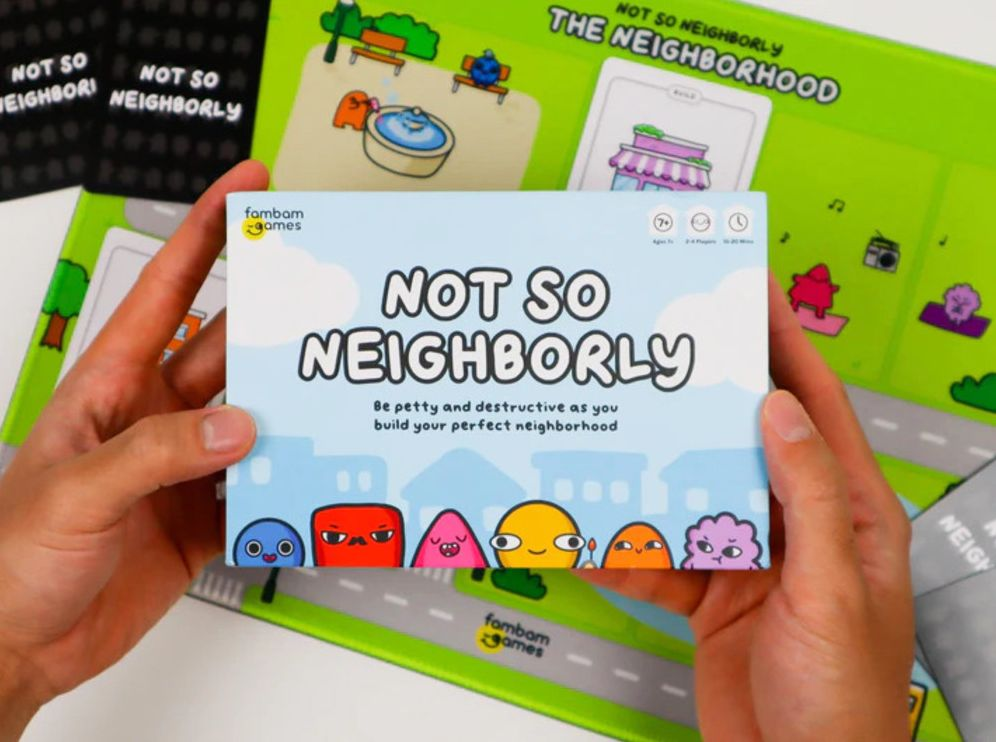Alternative view of Not So Neighborly by Alice Hong and Jessica Hong (B&N Game of the Month)