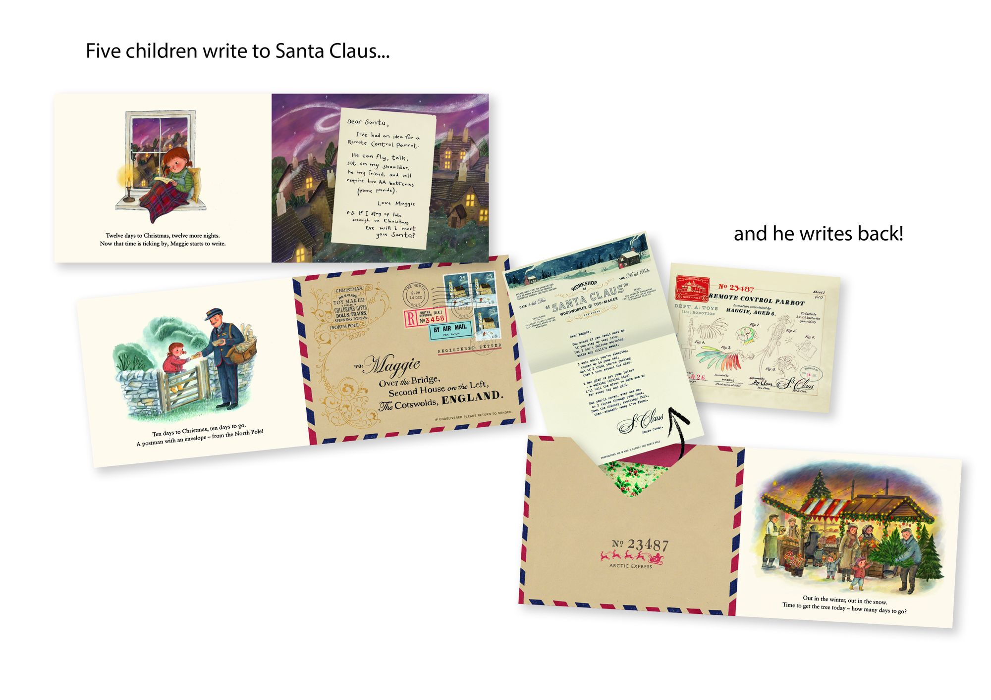 Letters from the North Pole: With Five Letters from Santa Claus to Pull Out and Read - Image 3