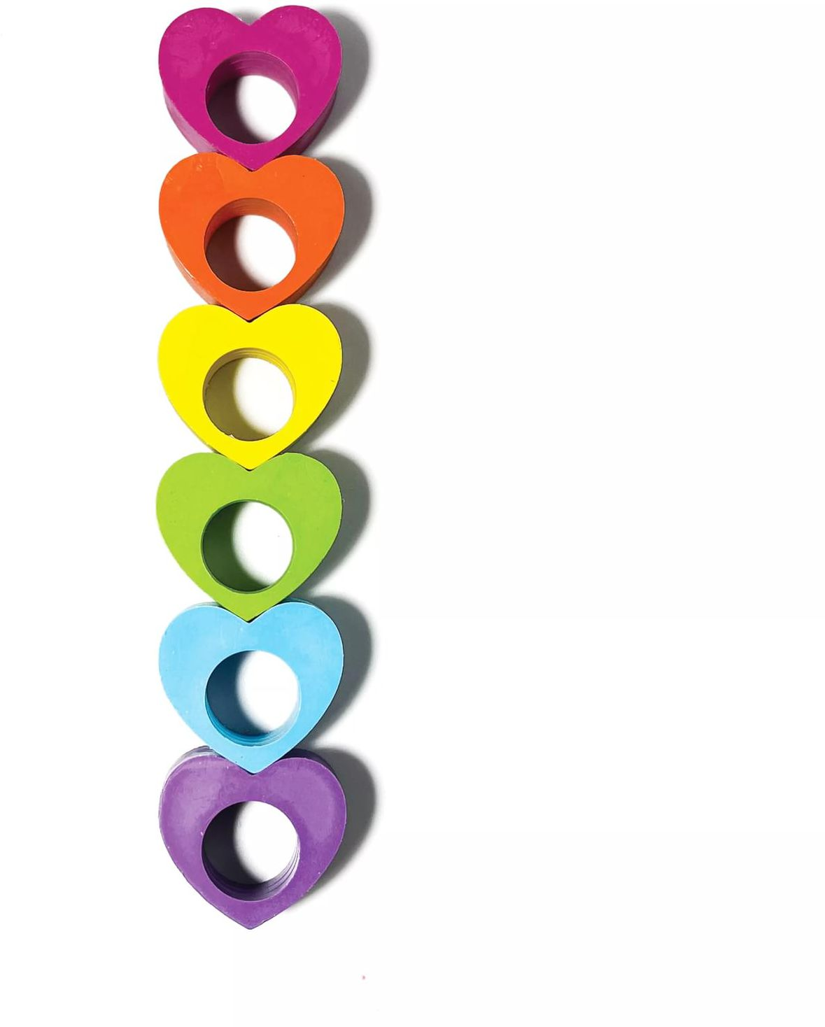 Alternative view of Heart Ring Crayons - Set of 6