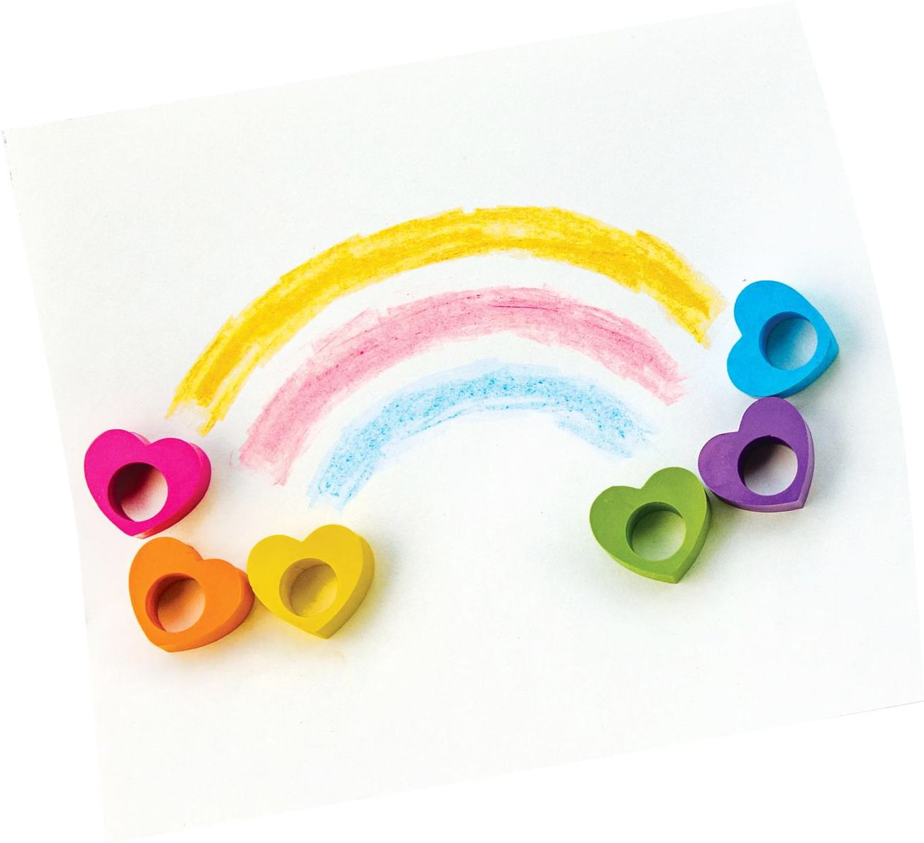 Heart Ring Crayons - Set of 6 - Image 4