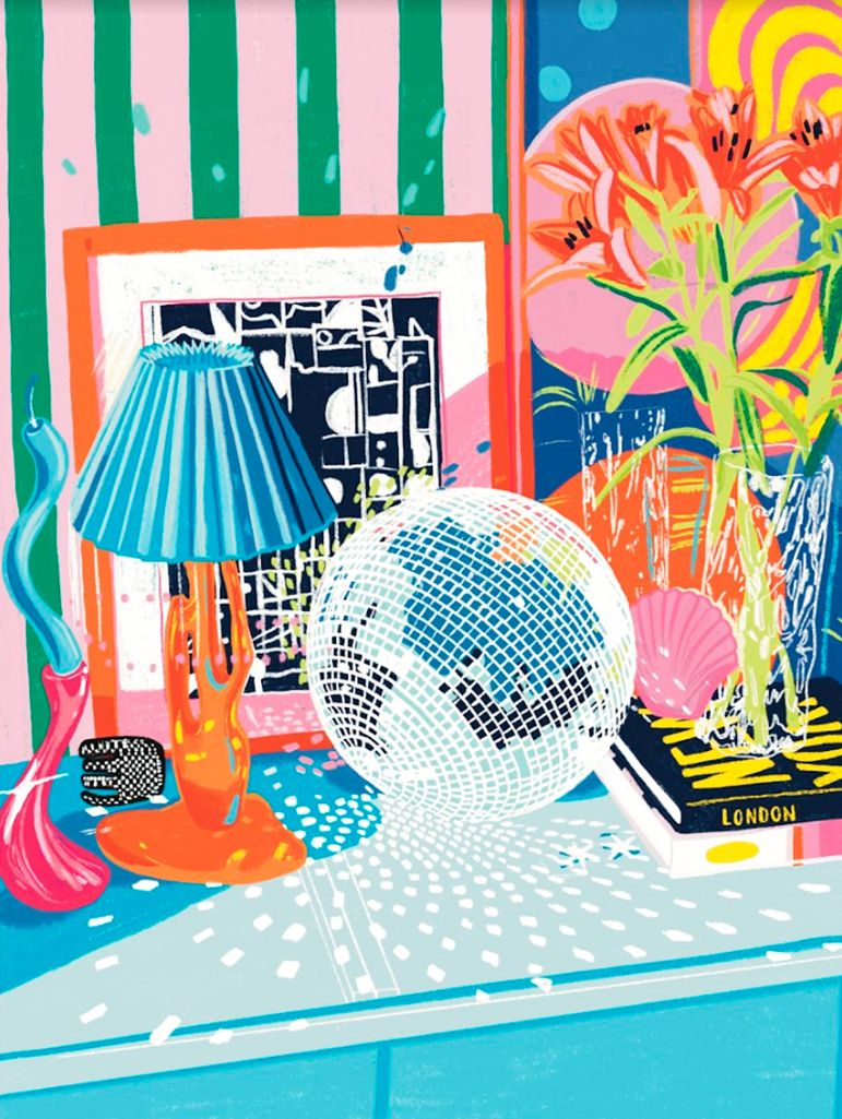 Alternative view of 800pc Puzzle: Disco Moonlight, Katie Smith