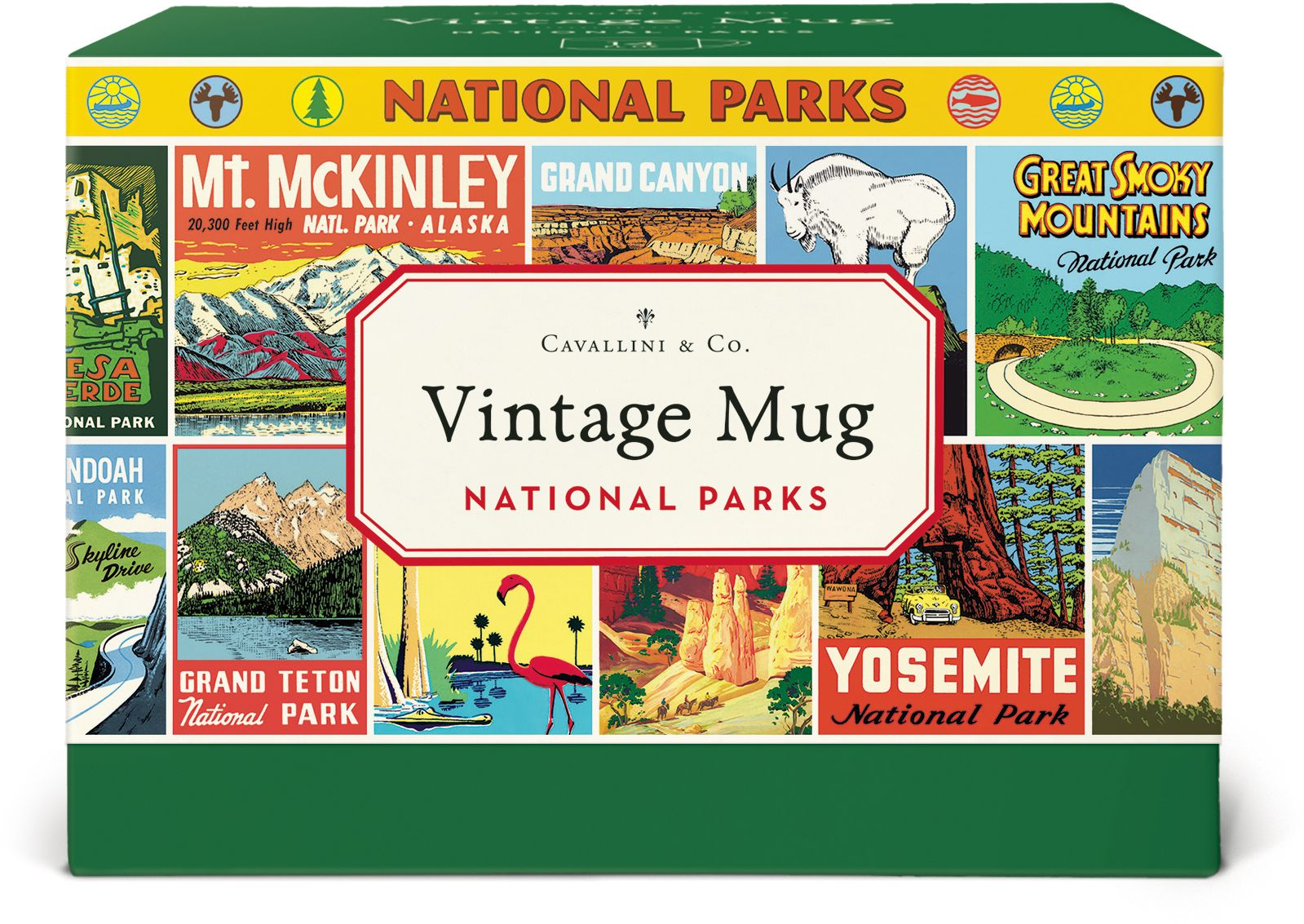 Alternative view of Cavallini & Co. National Parks Mug