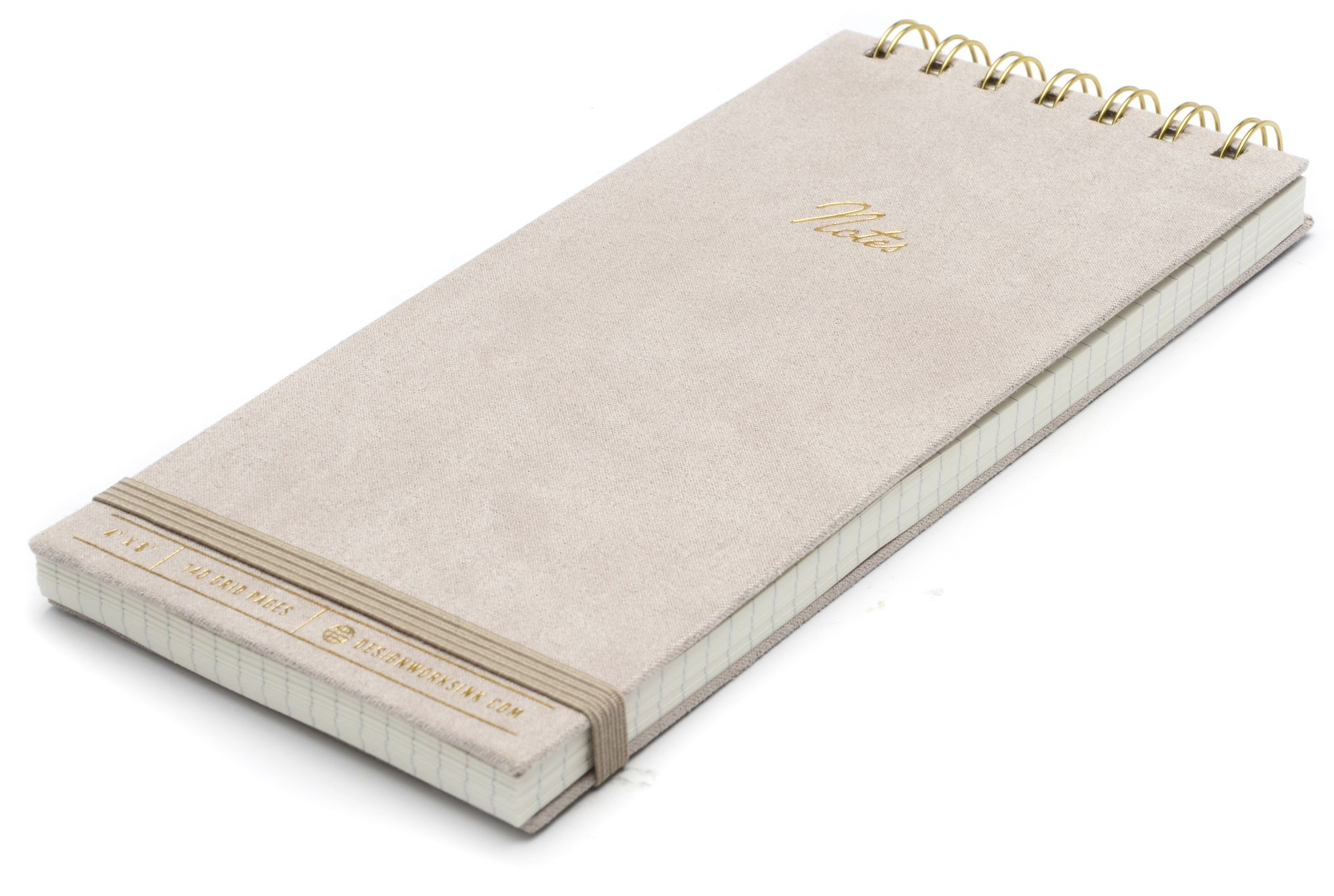 Alternative view of Vegan Suede Reporter Notepad - Taupe