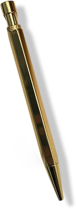Alternative view of Retractable Gold Brass Pen