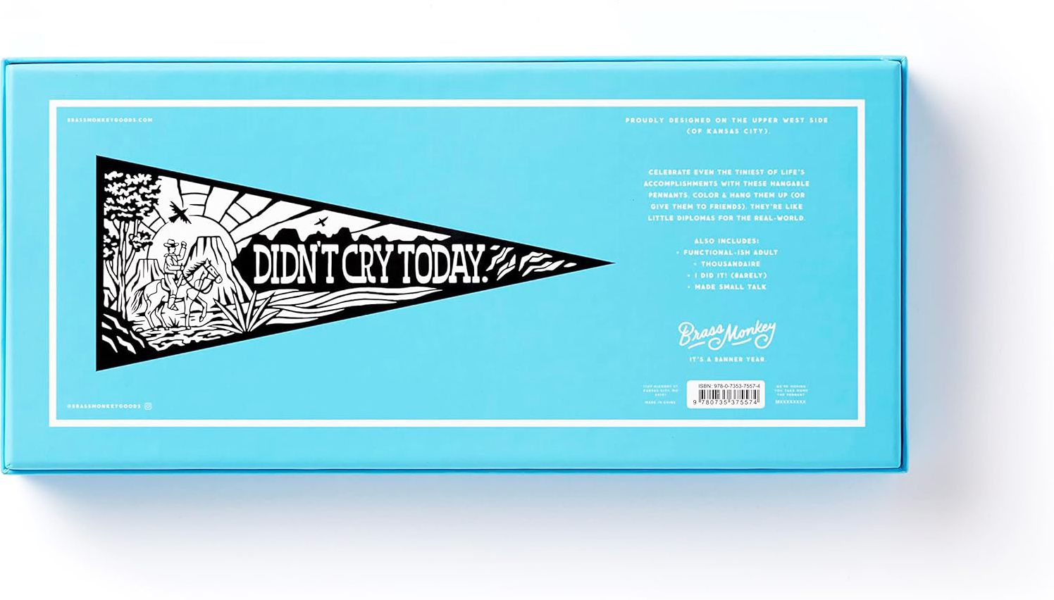 Small Victories Magic Velvet Pennant Coloring Set - Image 4