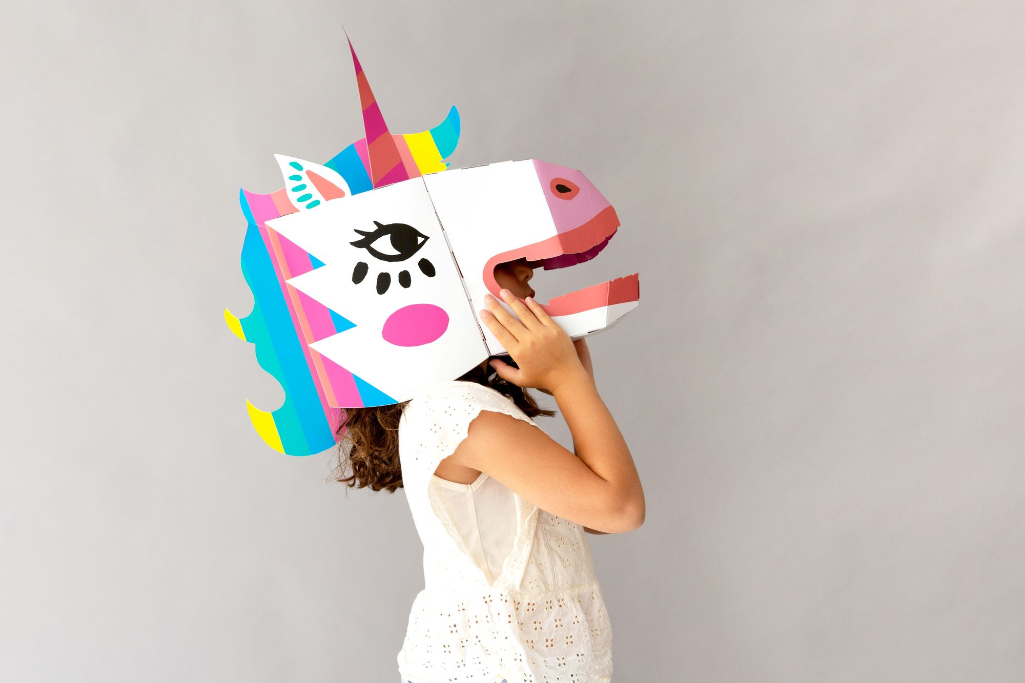 Alternative view of Unicorn 3d mask