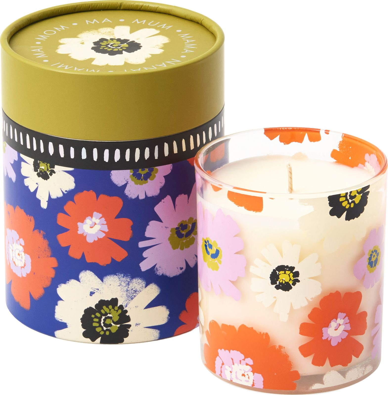 Bold Floral Mother's Day Candle - Image 2
