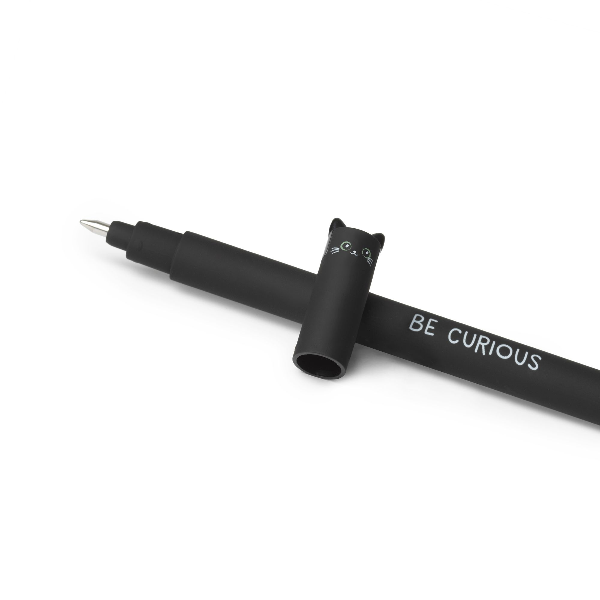 Alternative view of Black Kitty Erasable Gel Pen - Black Ink