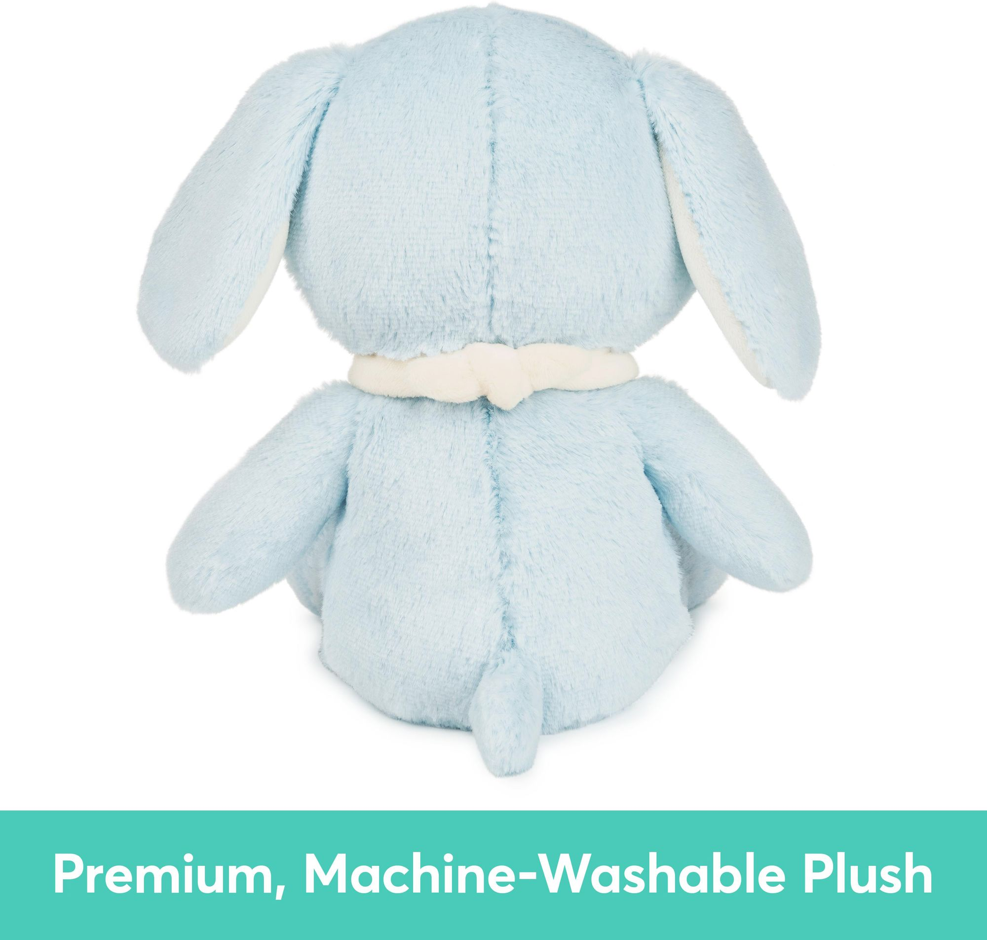 Baby GUND Sustainable Puppy Plush Stuffed Animal Made from Recycled Materials For Babies and Newborns Blue/Cream, 13" - Image 3