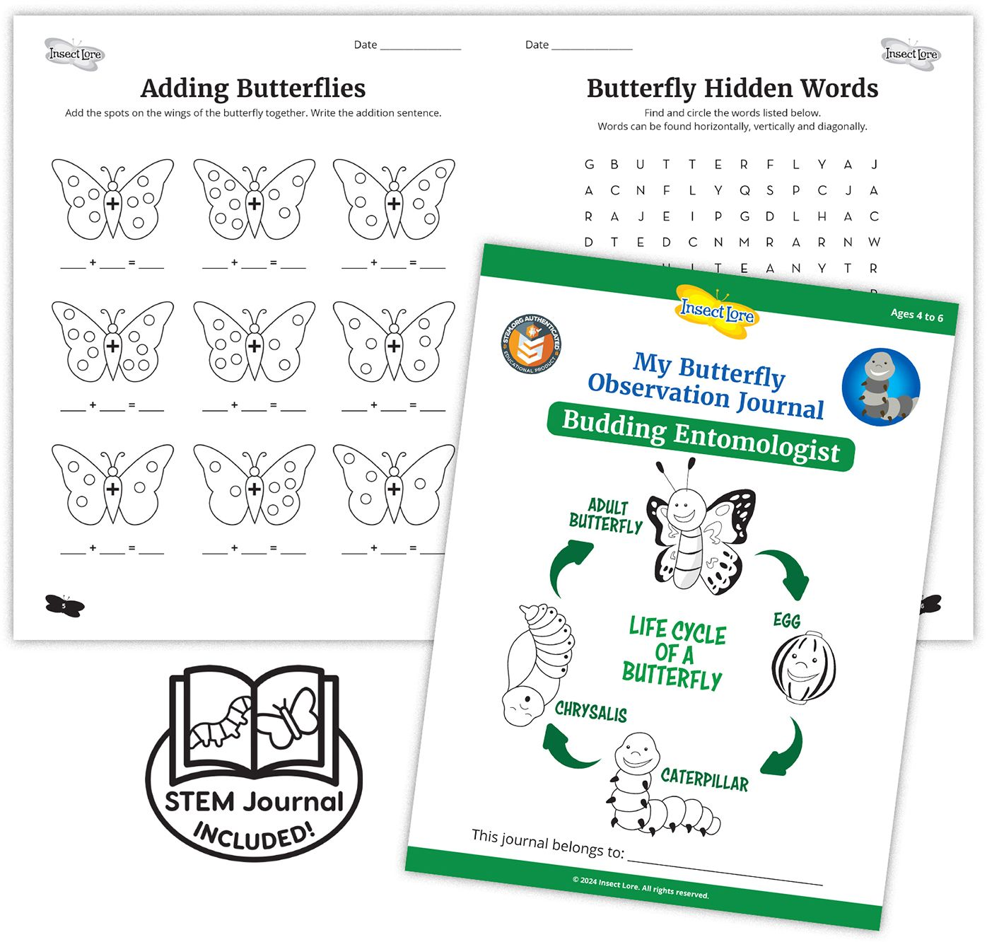 Insect Lore Butterfly Farm Growing Kit with Prepaid Voucher - Image 5