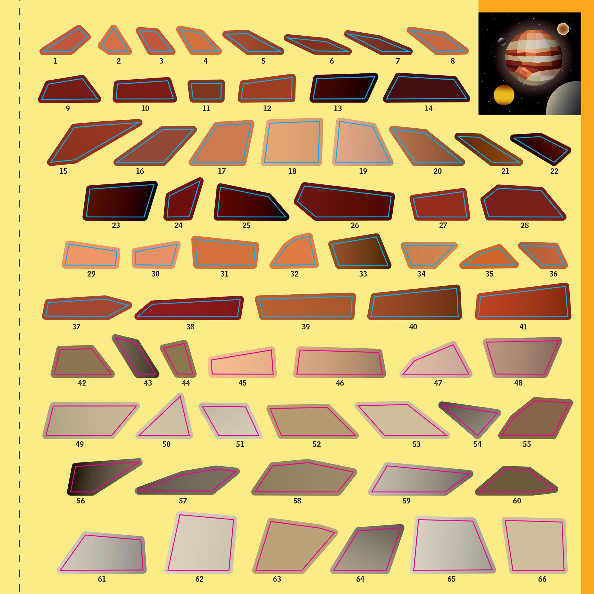 Paint by Sticker Kids: Outer Space: Create 10 Pictures One Sticker at a Time! Includes Glow-in-the-Dark Stickers - Image 9