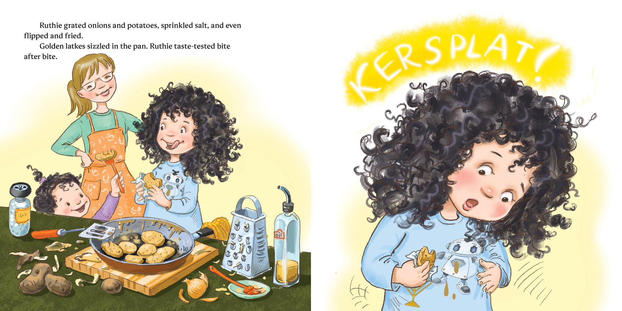 Alternative view of Hanukkah Pajamakkahs