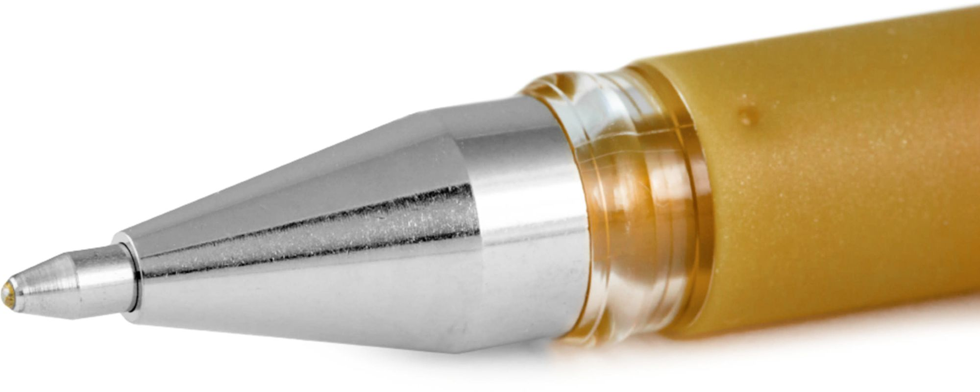 Alternative view of uniball Signo Gel Impact Pens, Bold Point (1.0mm), Assorted Metallic, 3 Pack (Gold, Silver, White)