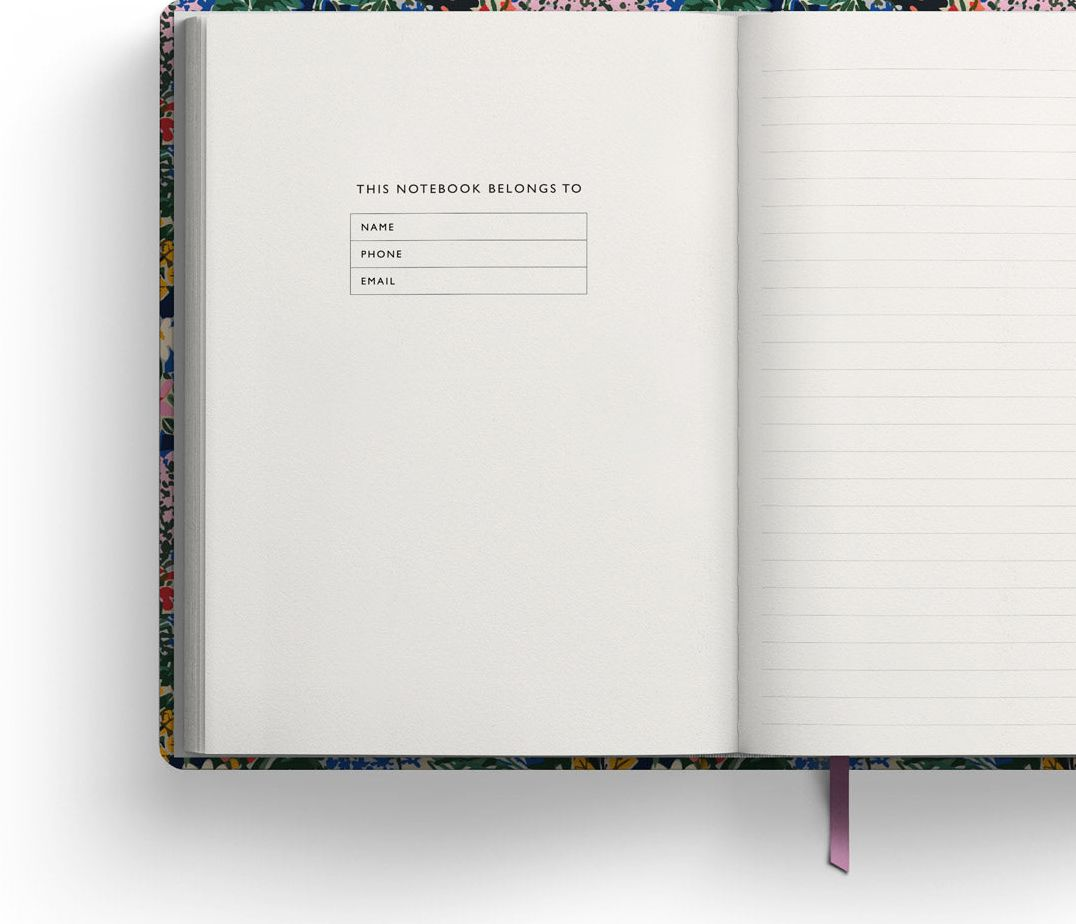 Kaleido Antique Floral Hardback Notebook - Exclusive - Image 2
