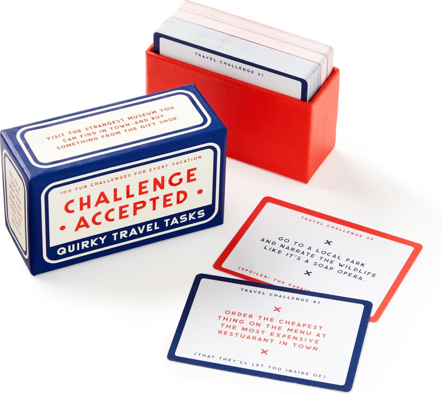 Alternative view of Challenge Accepted Travel Tasks Card Deck
