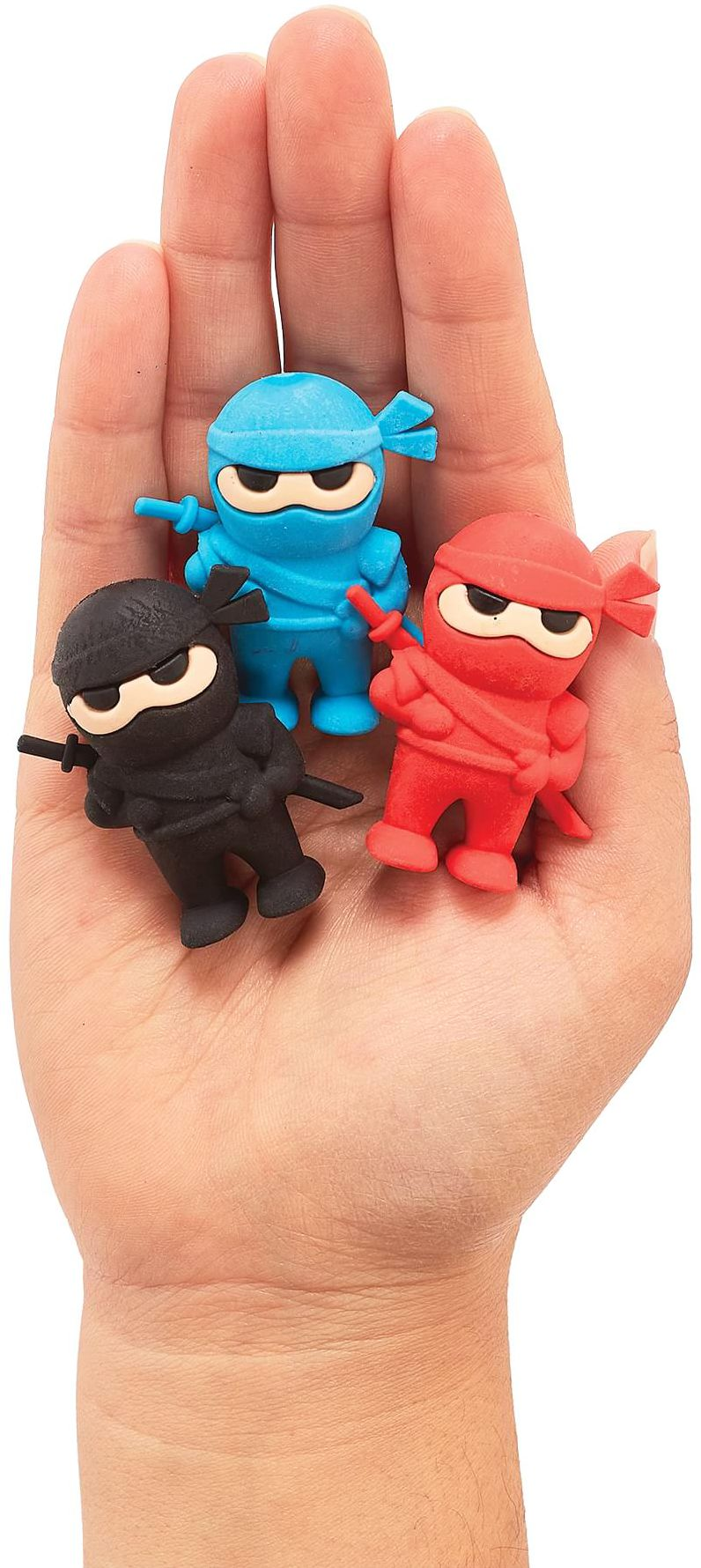 Alternative view of Ninja Erasers - Set of 3