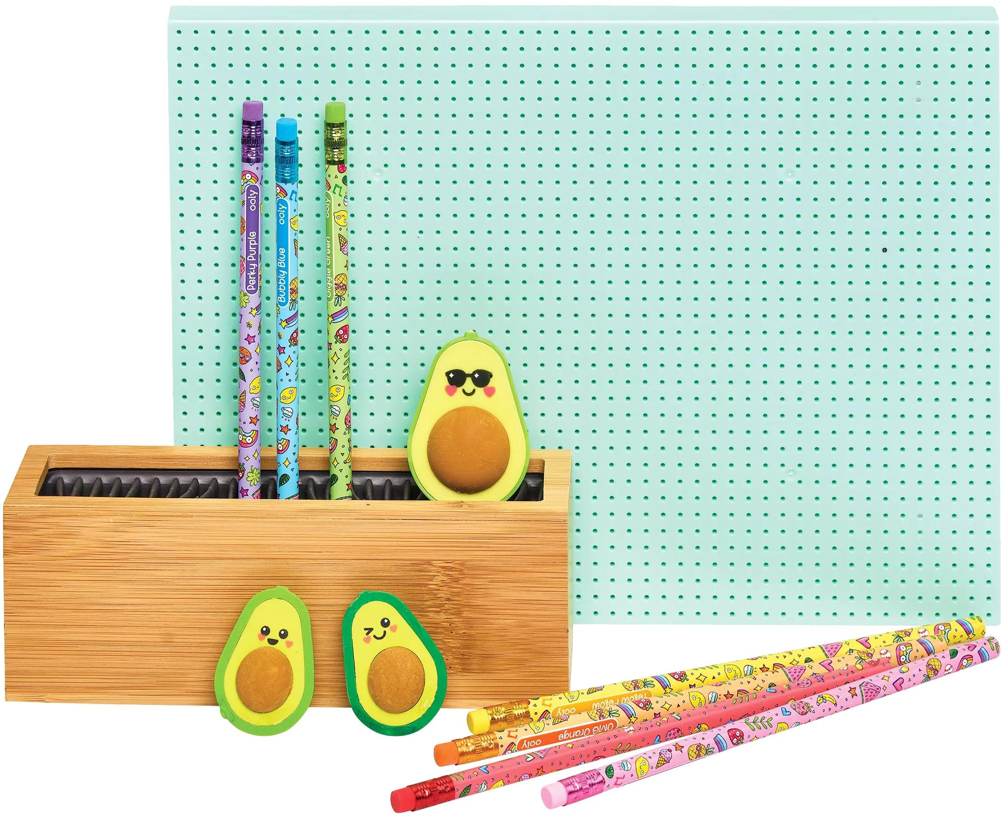 Avocado Love Eraser and Sharpener - set of 3 - Image 4